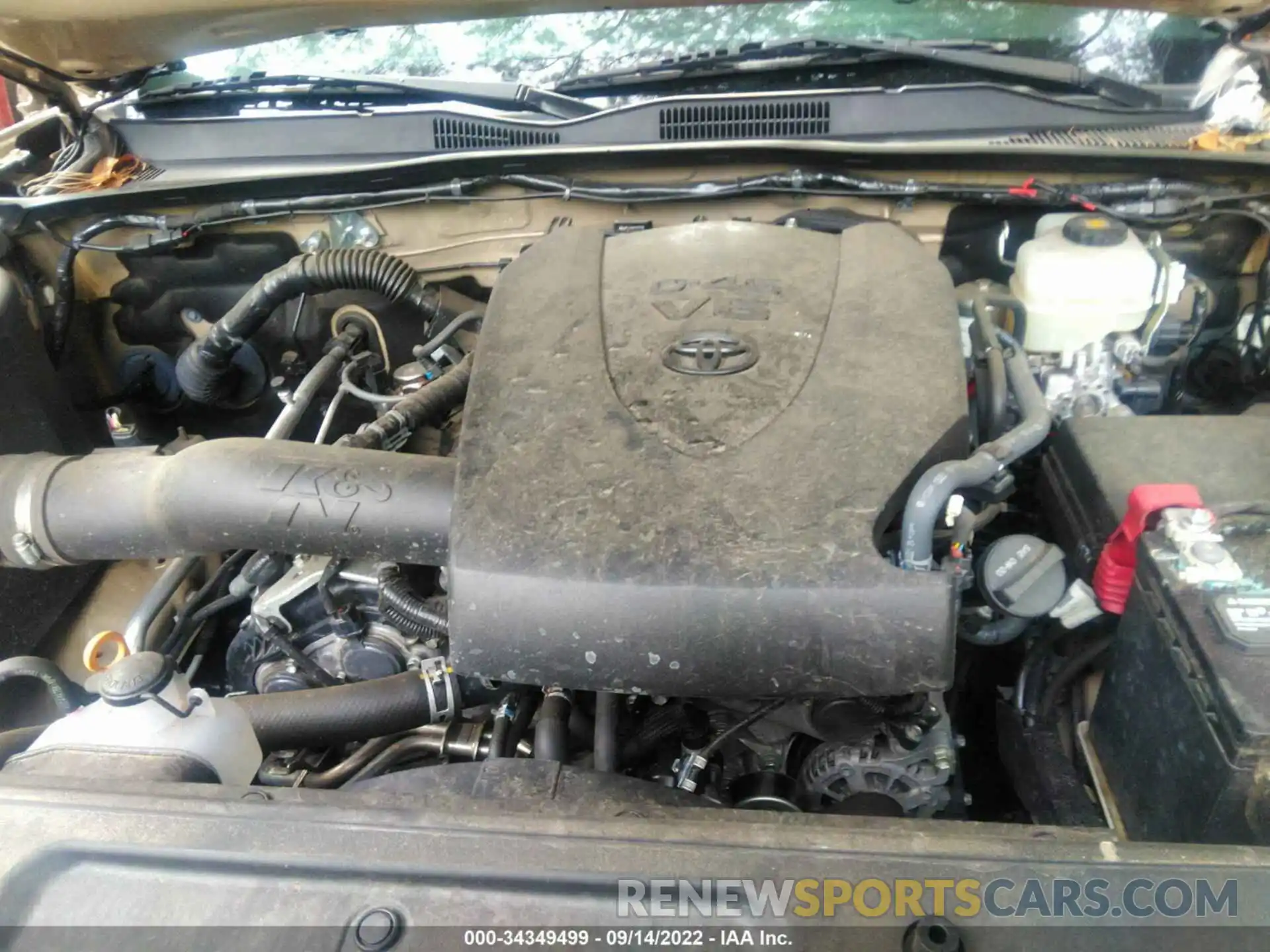 10 Photograph of a damaged car 3TMCZ5AN1LM328586 TOYOTA TACOMA 4WD 2020