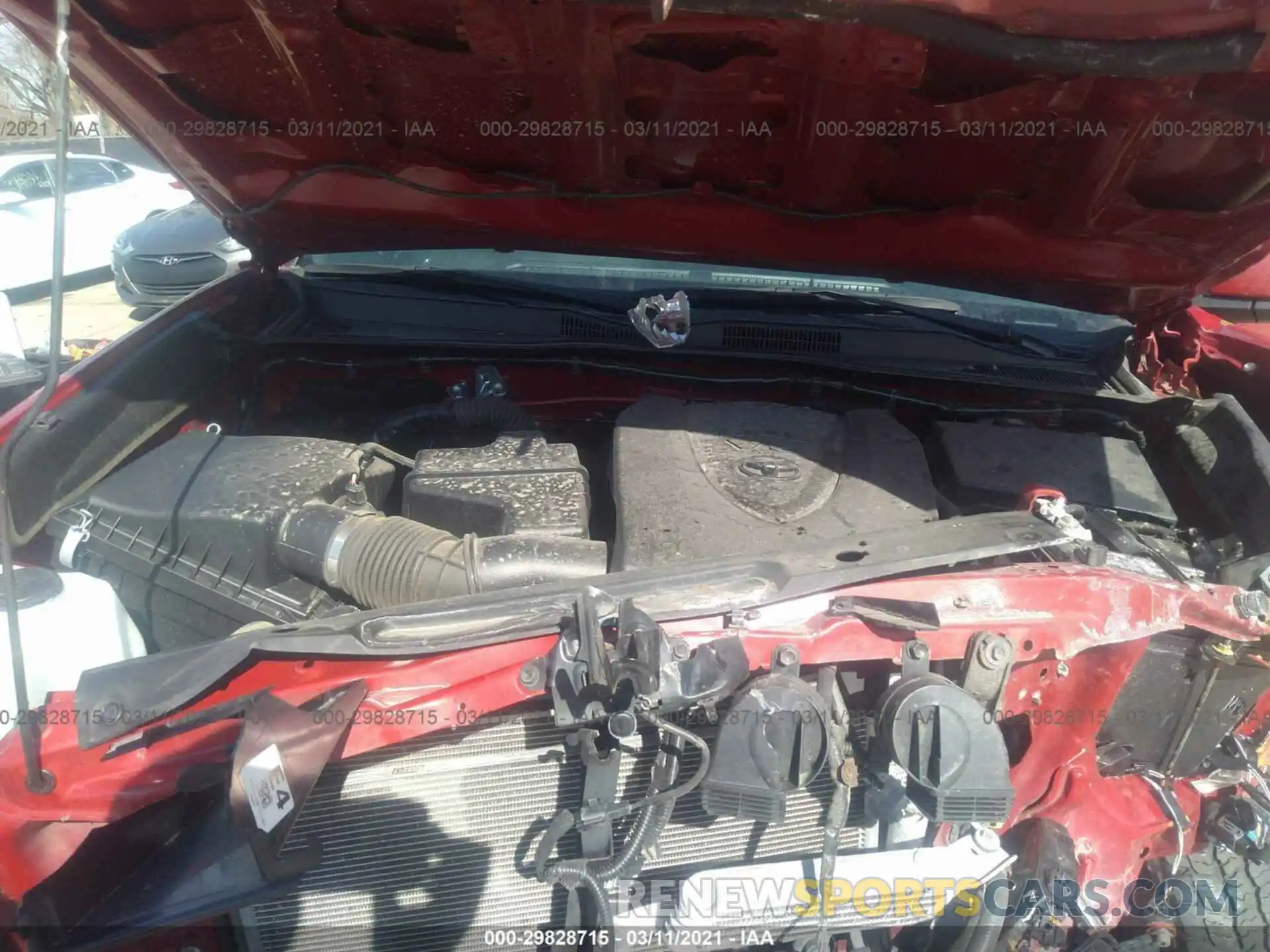 10 Фотография поврежденного автомобиля 3TMCZ5AN1LM331679 TOYOTA TACOMA 4WD 2020