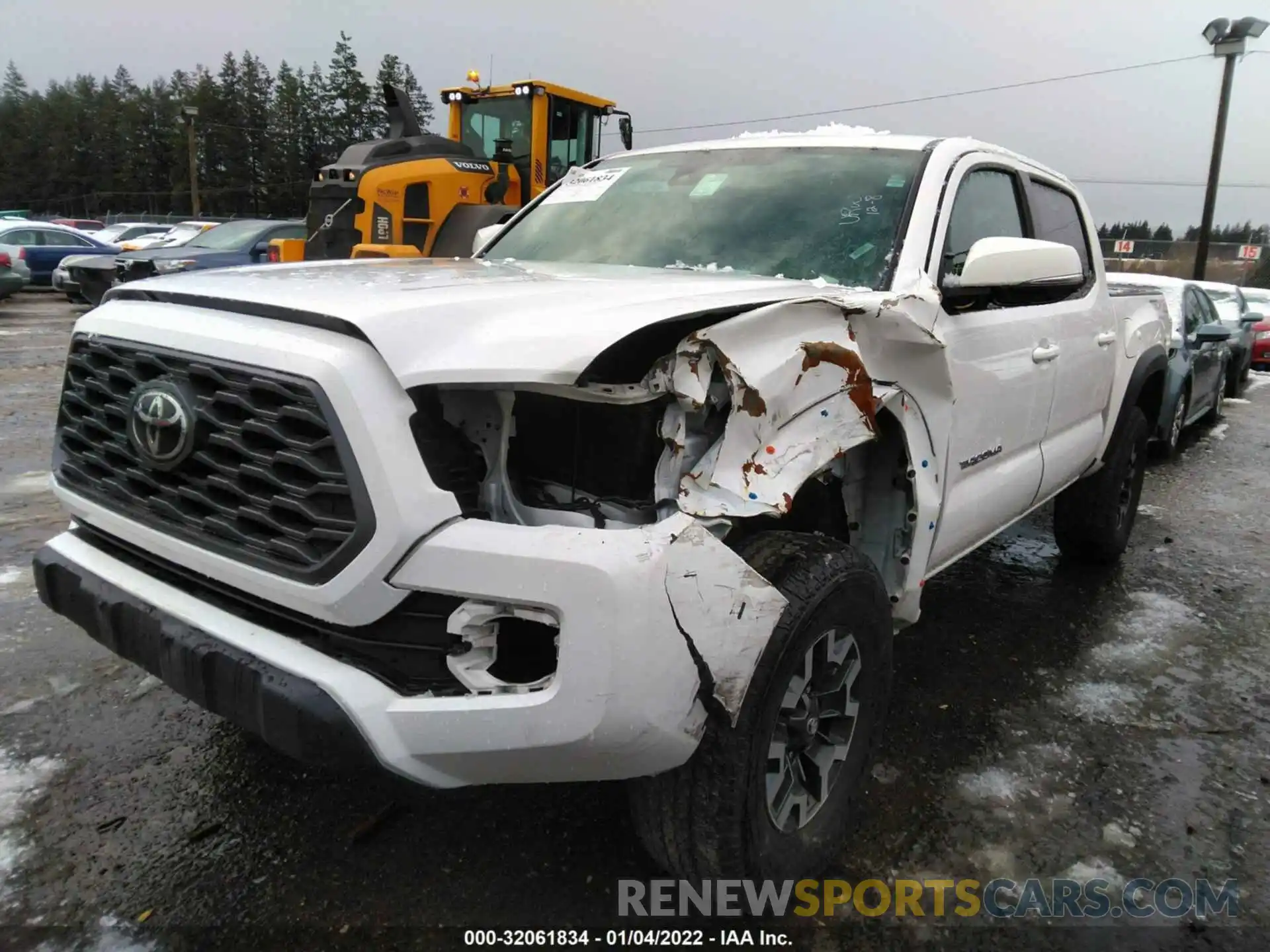 2 Photograph of a damaged car 3TMCZ5AN1LM331956 TOYOTA TACOMA 4WD 2020