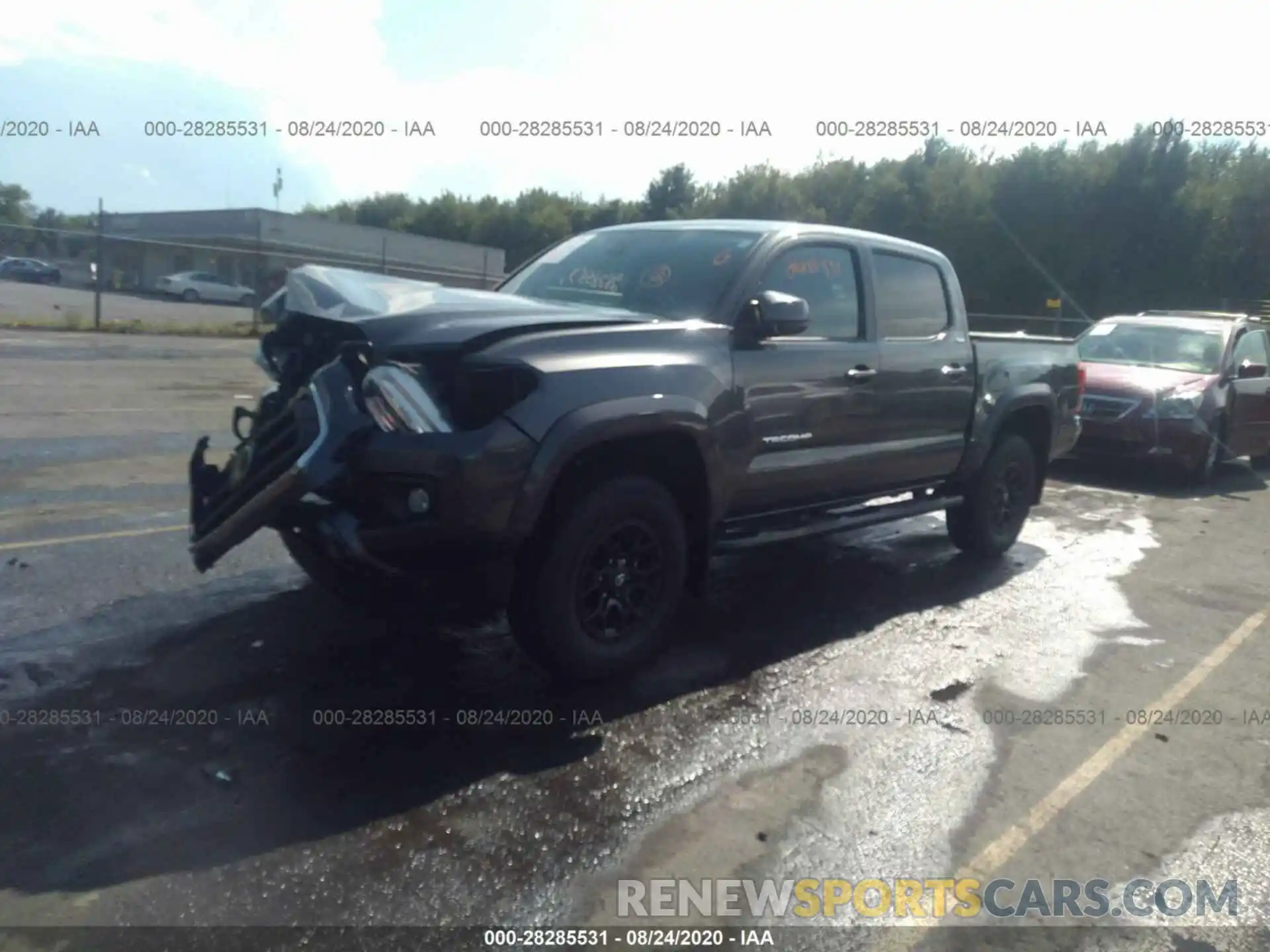 2 Photograph of a damaged car 3TMCZ5AN1LM337790 TOYOTA TACOMA 4WD 2020