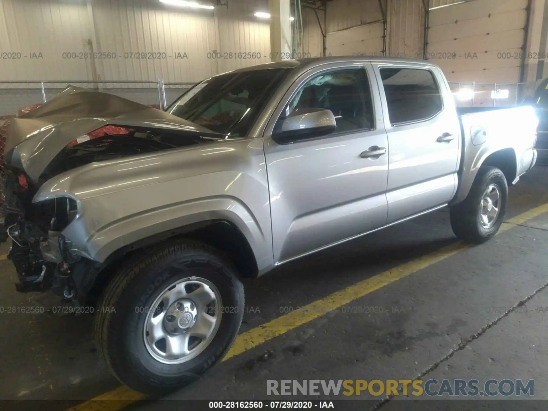 2 Photograph of a damaged car 3TMCZ5AN1LM343184 TOYOTA TACOMA 4WD 2020