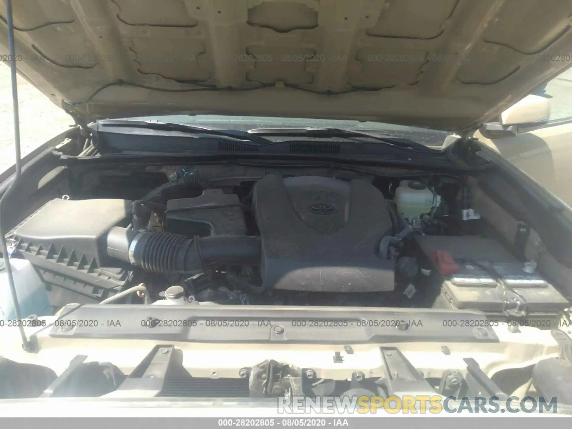 10 Photograph of a damaged car 3TMCZ5AN1LM349129 TOYOTA TACOMA 4WD 2020