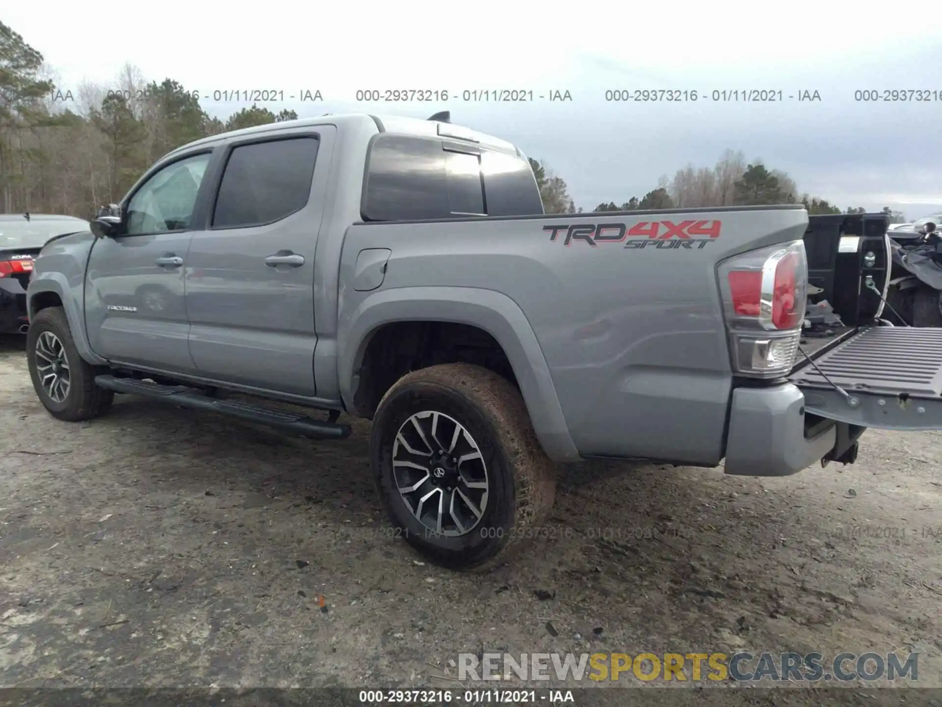 3 Photograph of a damaged car 3TMCZ5AN1LM349471 TOYOTA TACOMA 4WD 2020