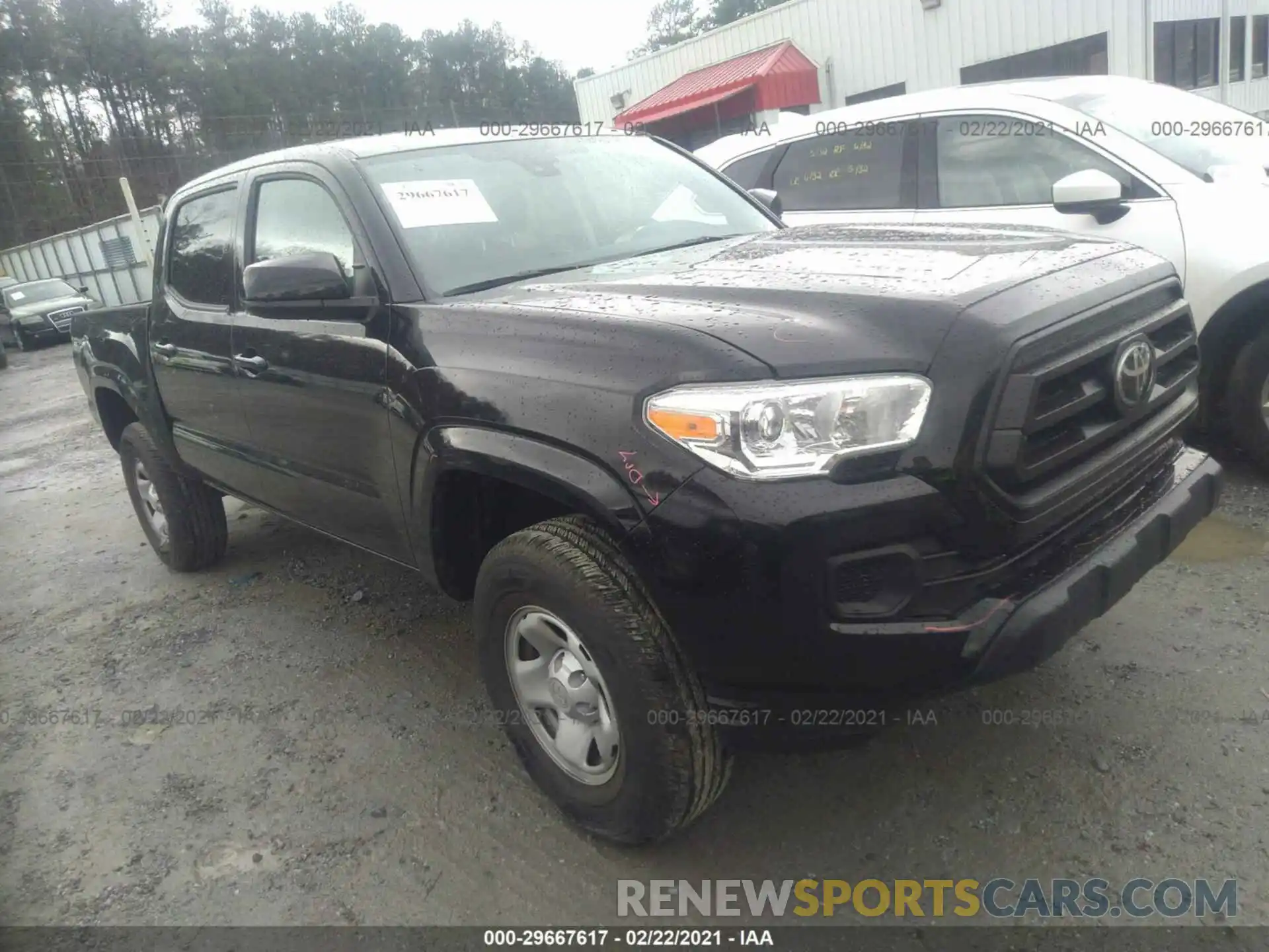 1 Photograph of a damaged car 3TMCZ5AN1LM352855 TOYOTA TACOMA 4WD 2020