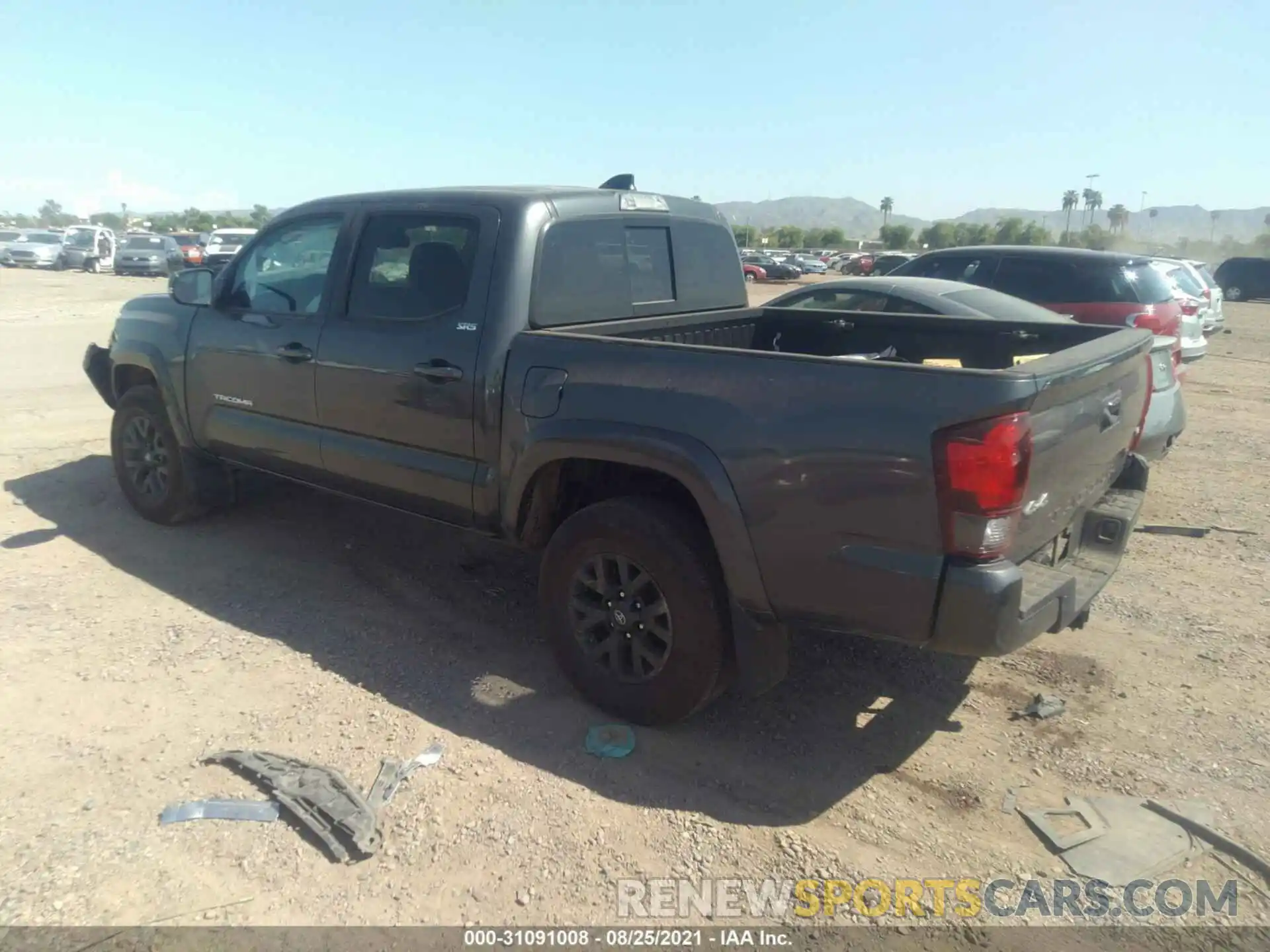 3 Photograph of a damaged car 3TMCZ5AN1LM354444 TOYOTA TACOMA 4WD 2020