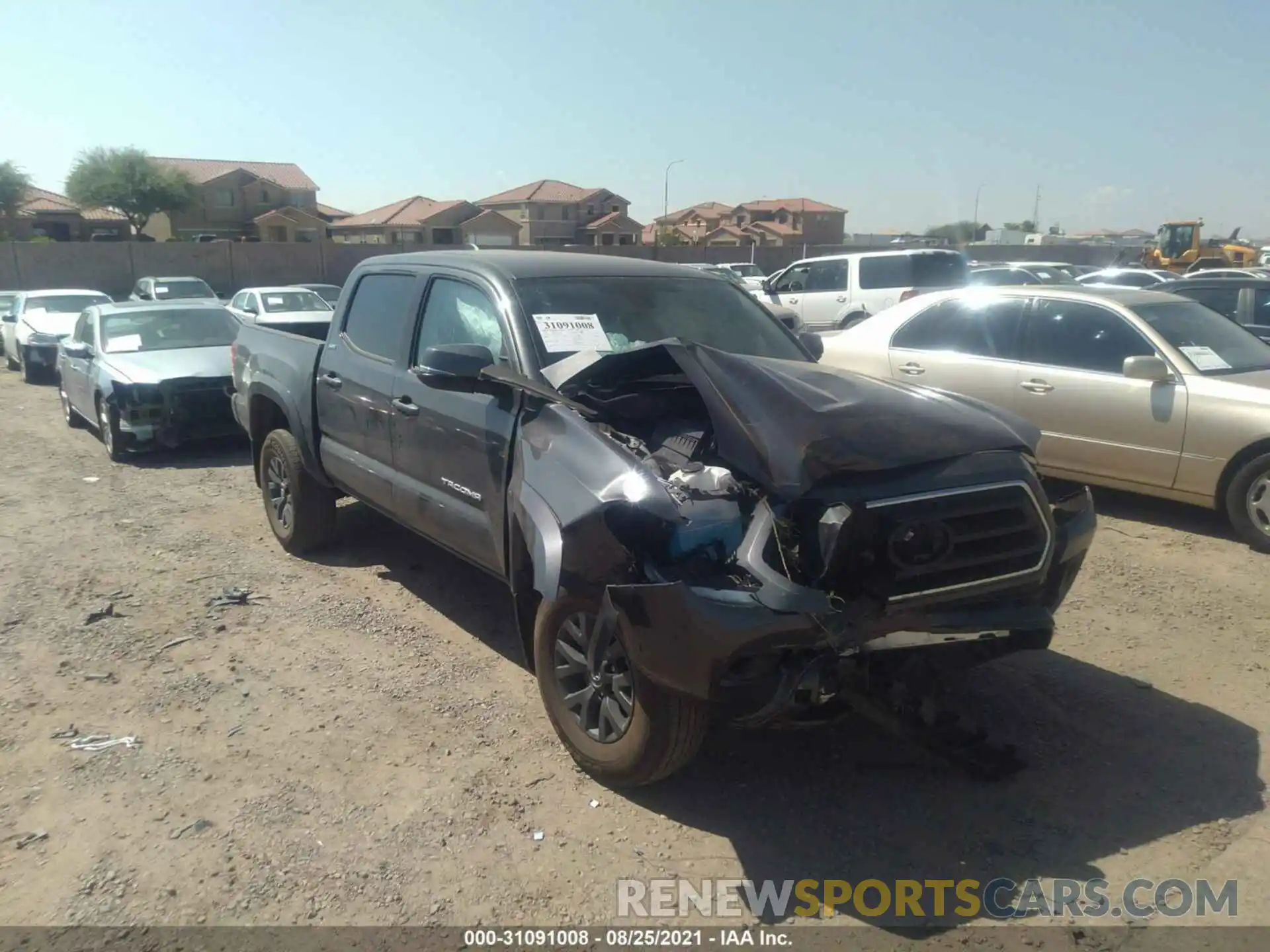 6 Photograph of a damaged car 3TMCZ5AN1LM354444 TOYOTA TACOMA 4WD 2020