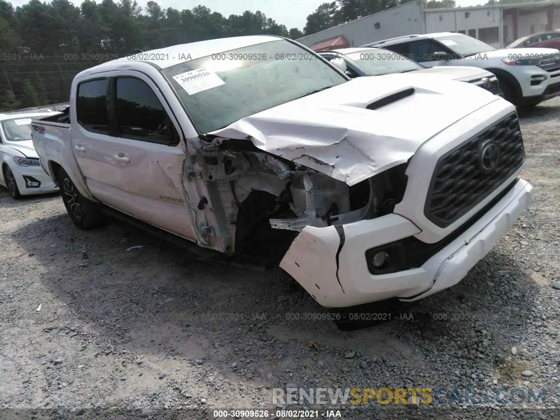 1 Photograph of a damaged car 3TMCZ5AN2LM291113 TOYOTA TACOMA 4WD 2020