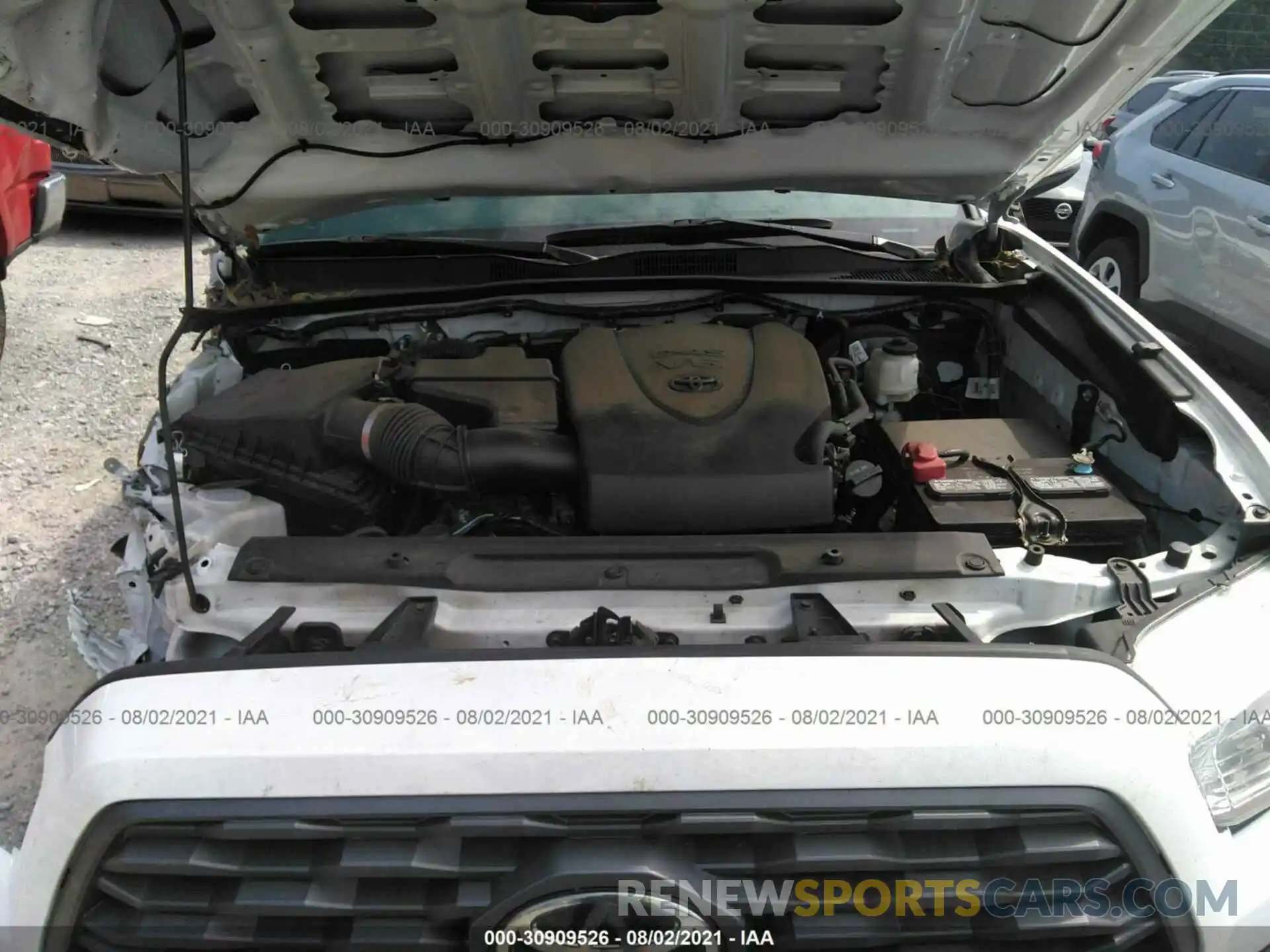 10 Photograph of a damaged car 3TMCZ5AN2LM291113 TOYOTA TACOMA 4WD 2020