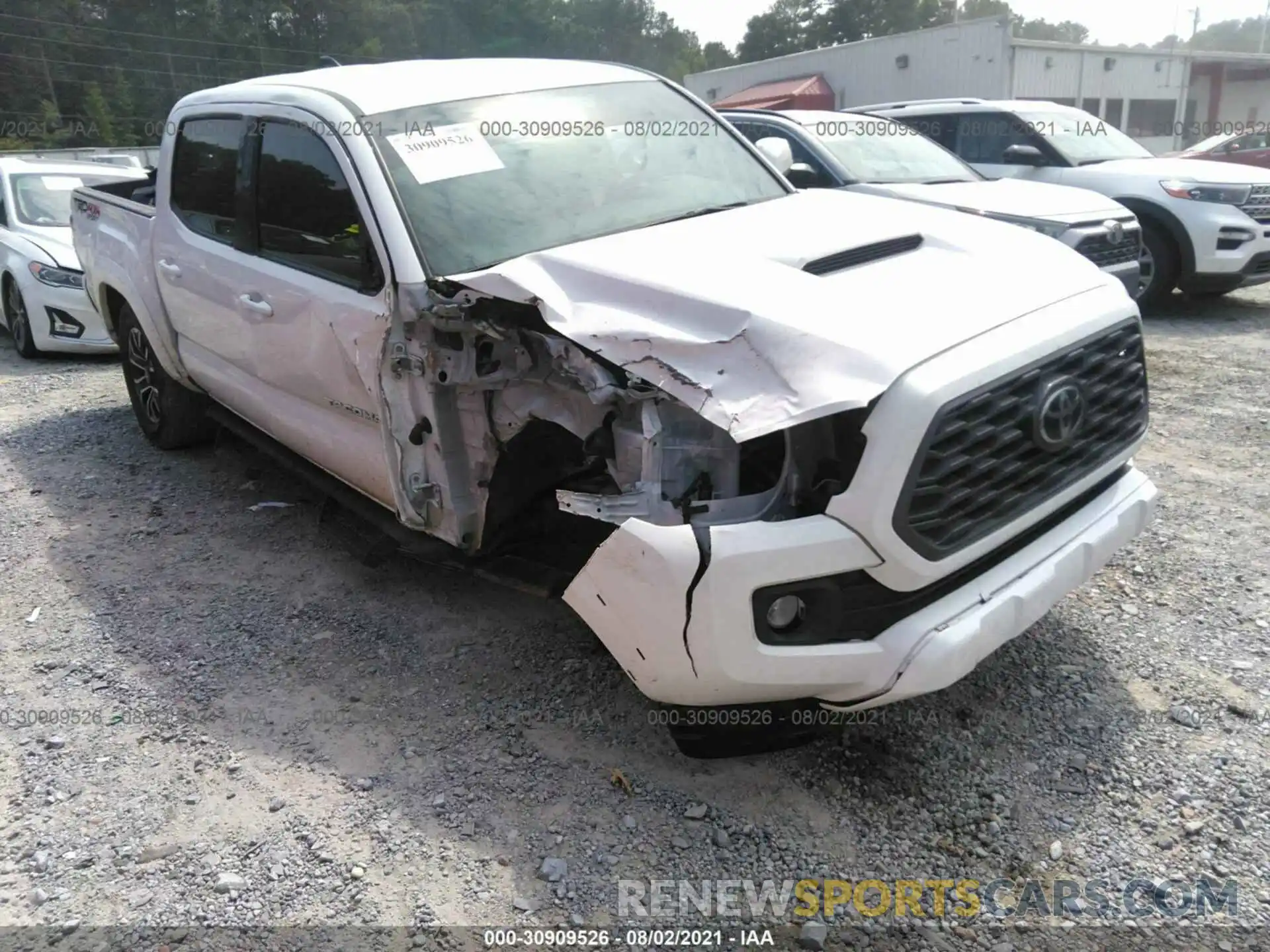 6 Photograph of a damaged car 3TMCZ5AN2LM291113 TOYOTA TACOMA 4WD 2020