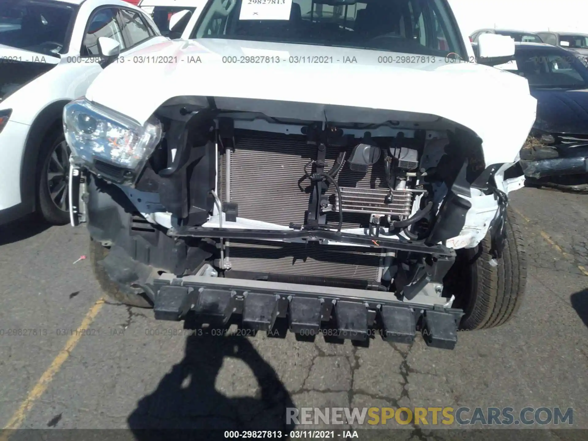 6 Photograph of a damaged car 3TMCZ5AN2LM291886 TOYOTA TACOMA 4WD 2020