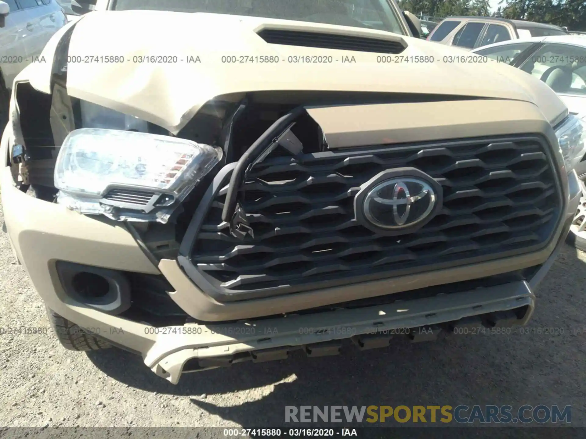 6 Photograph of a damaged car 3TMCZ5AN2LM296604 TOYOTA TACOMA 4WD 2020