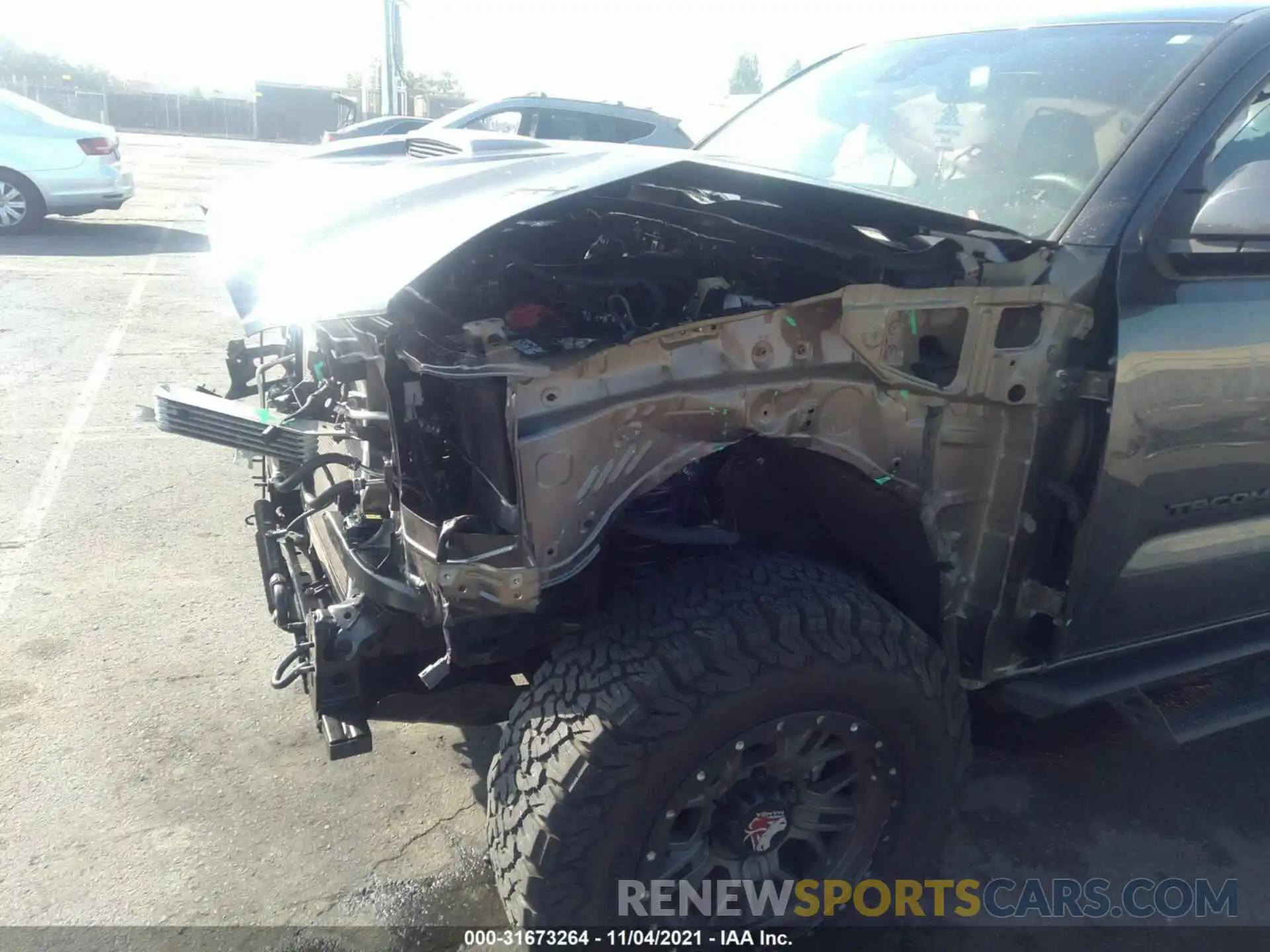 6 Photograph of a damaged car 3TMCZ5AN2LM296683 TOYOTA TACOMA 4WD 2020