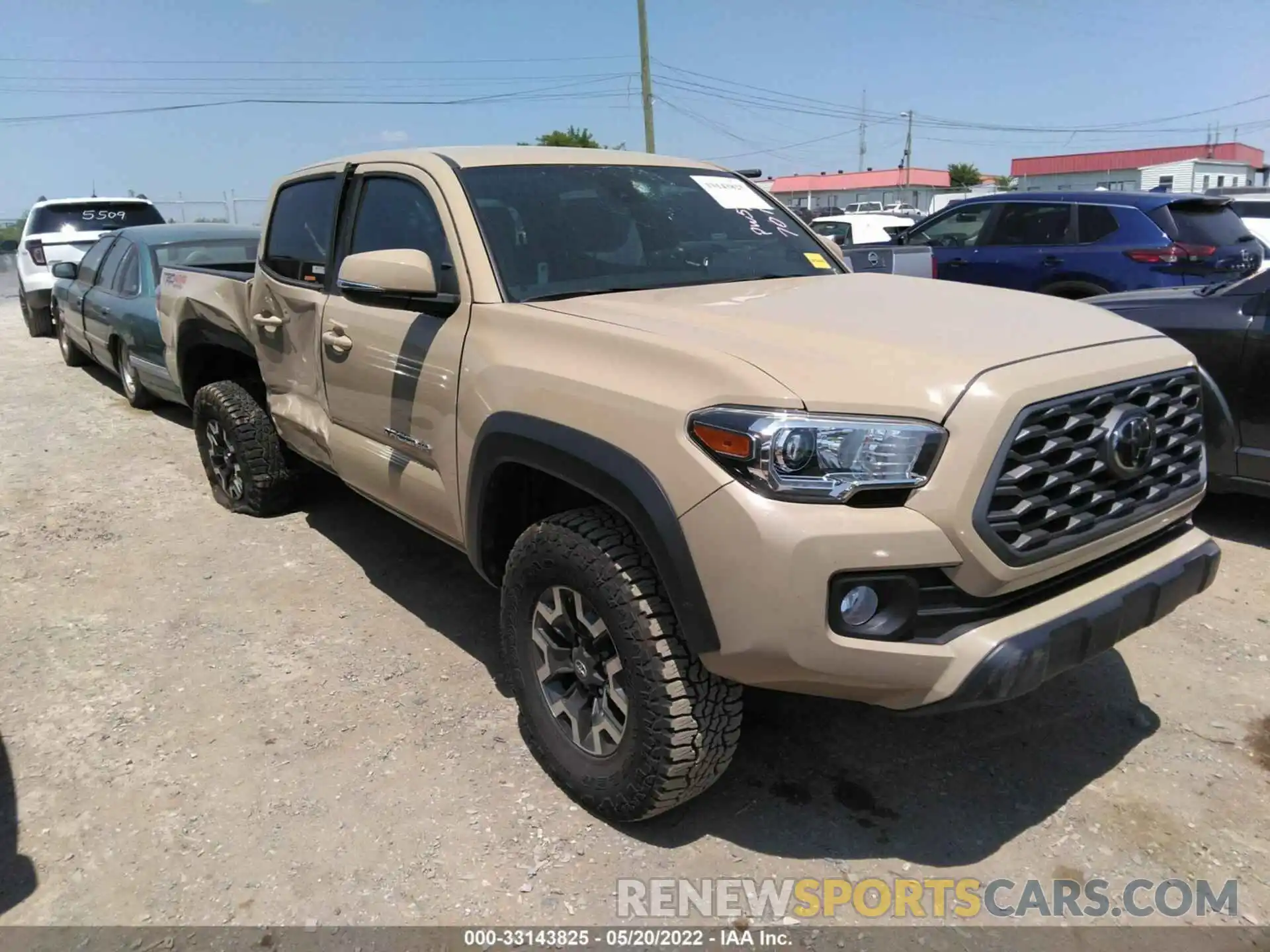 1 Photograph of a damaged car 3TMCZ5AN2LM297011 TOYOTA TACOMA 4WD 2020