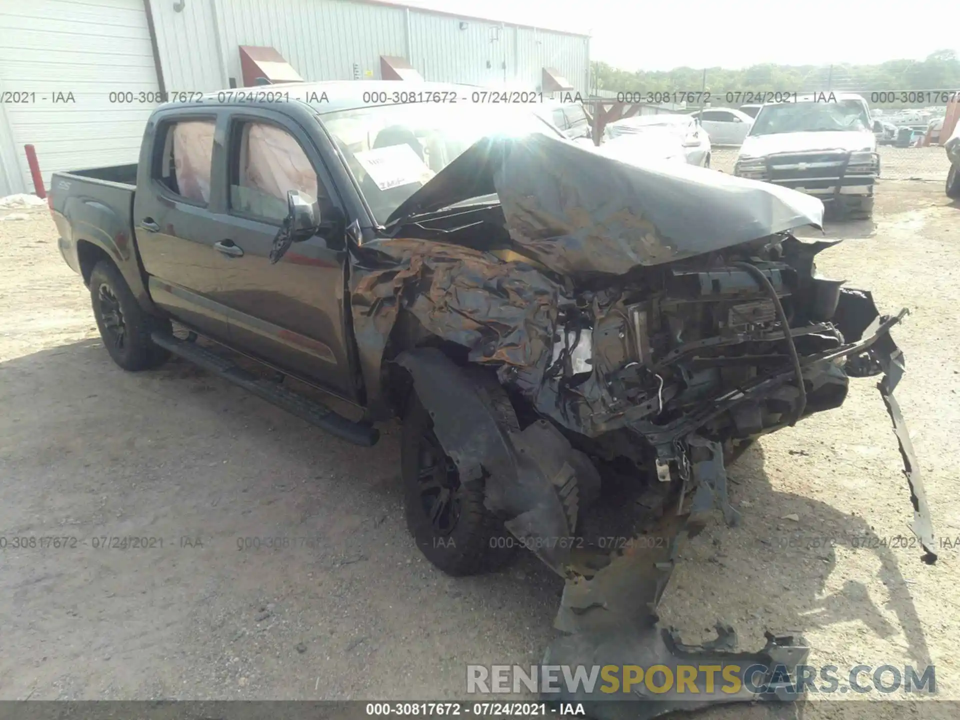 1 Photograph of a damaged car 3TMCZ5AN2LM298434 TOYOTA TACOMA 4WD 2020