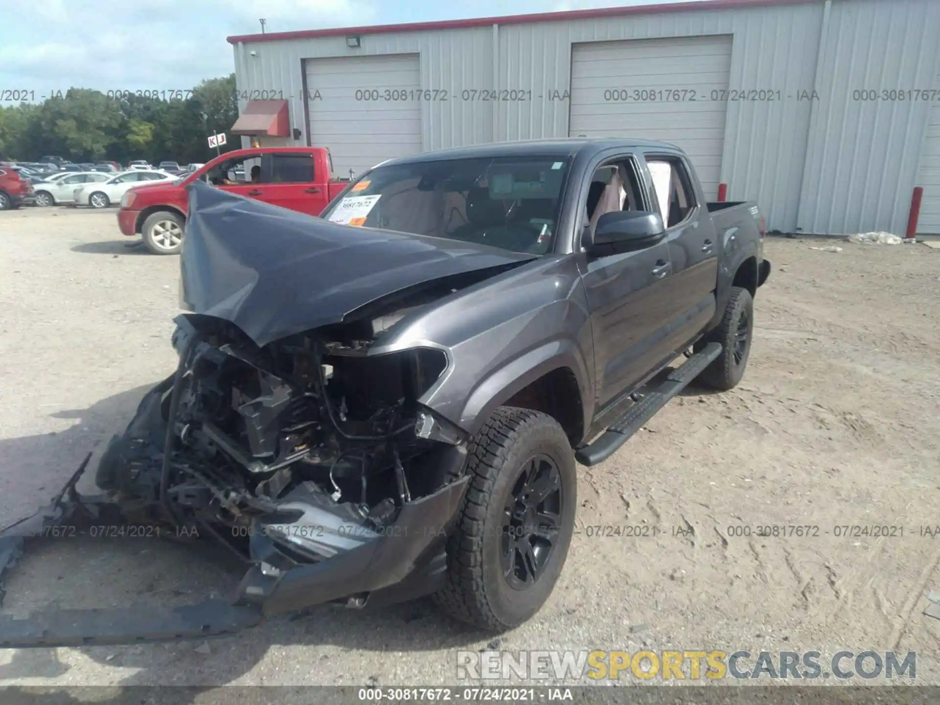 2 Photograph of a damaged car 3TMCZ5AN2LM298434 TOYOTA TACOMA 4WD 2020