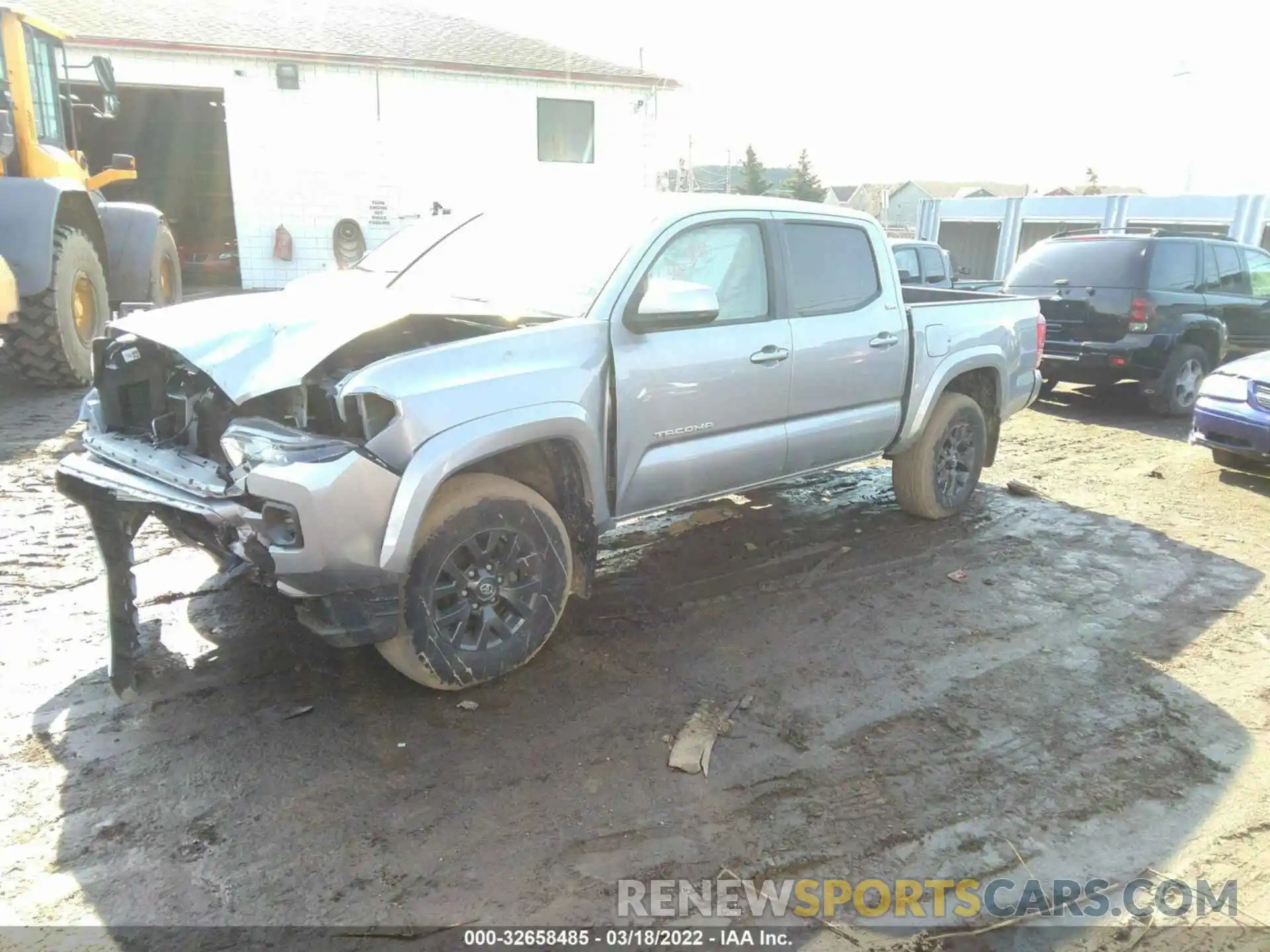 2 Photograph of a damaged car 3TMCZ5AN2LM304989 TOYOTA TACOMA 4WD 2020