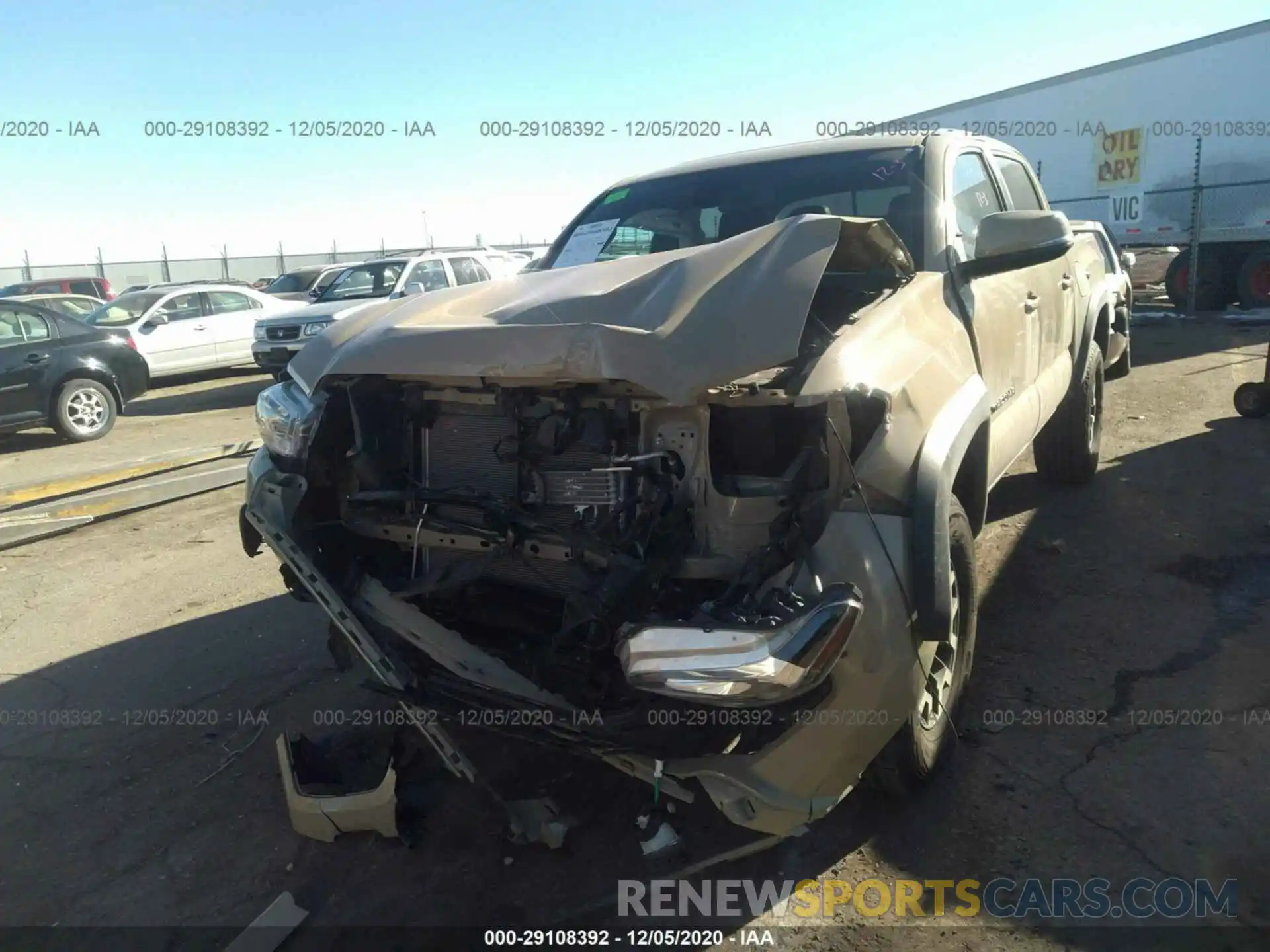 6 Фотография поврежденного автомобиля 3TMCZ5AN2LM308606 TOYOTA TACOMA 4WD 2020