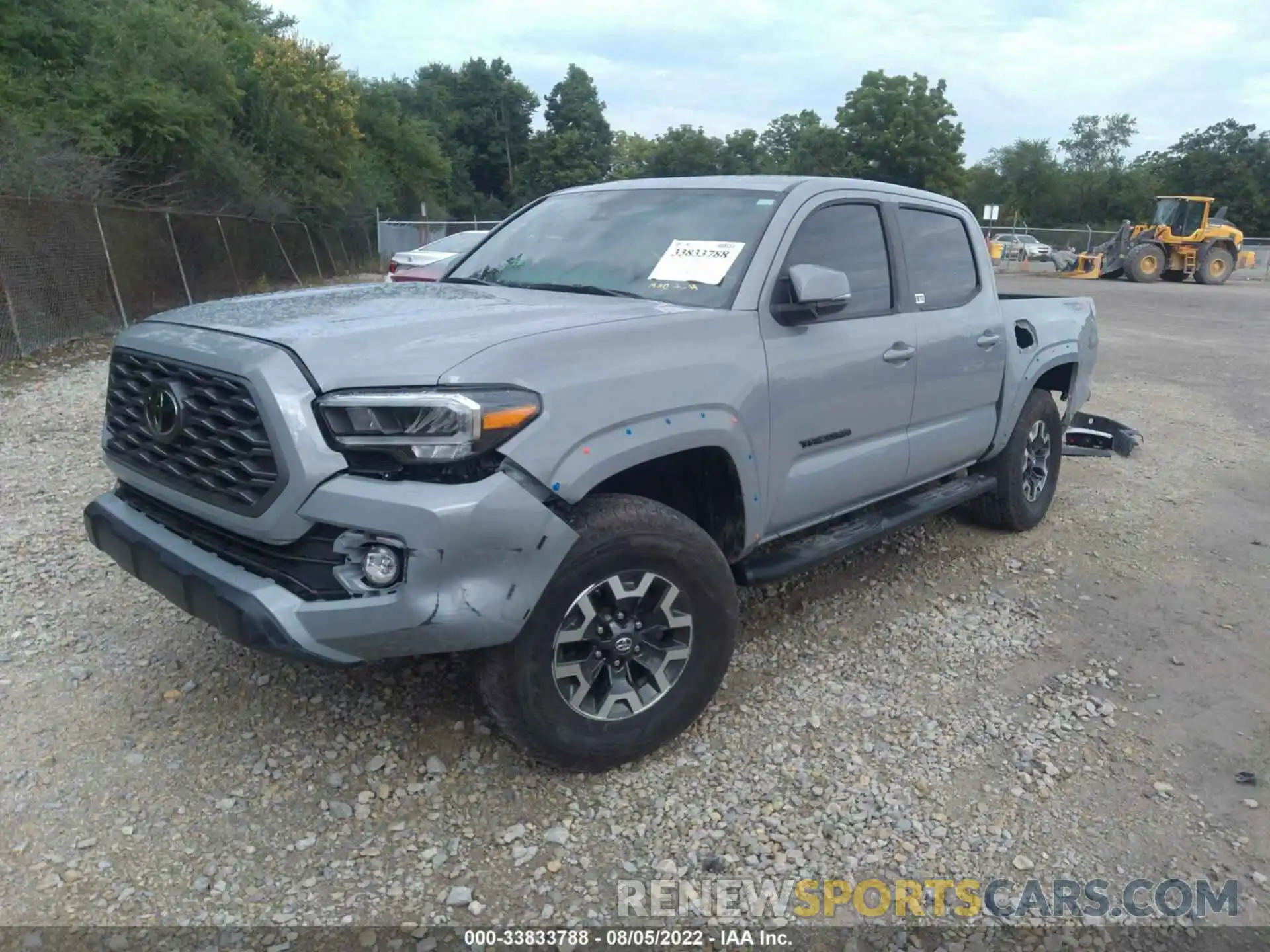 2 Photograph of a damaged car 3TMCZ5AN2LM323266 TOYOTA TACOMA 4WD 2020