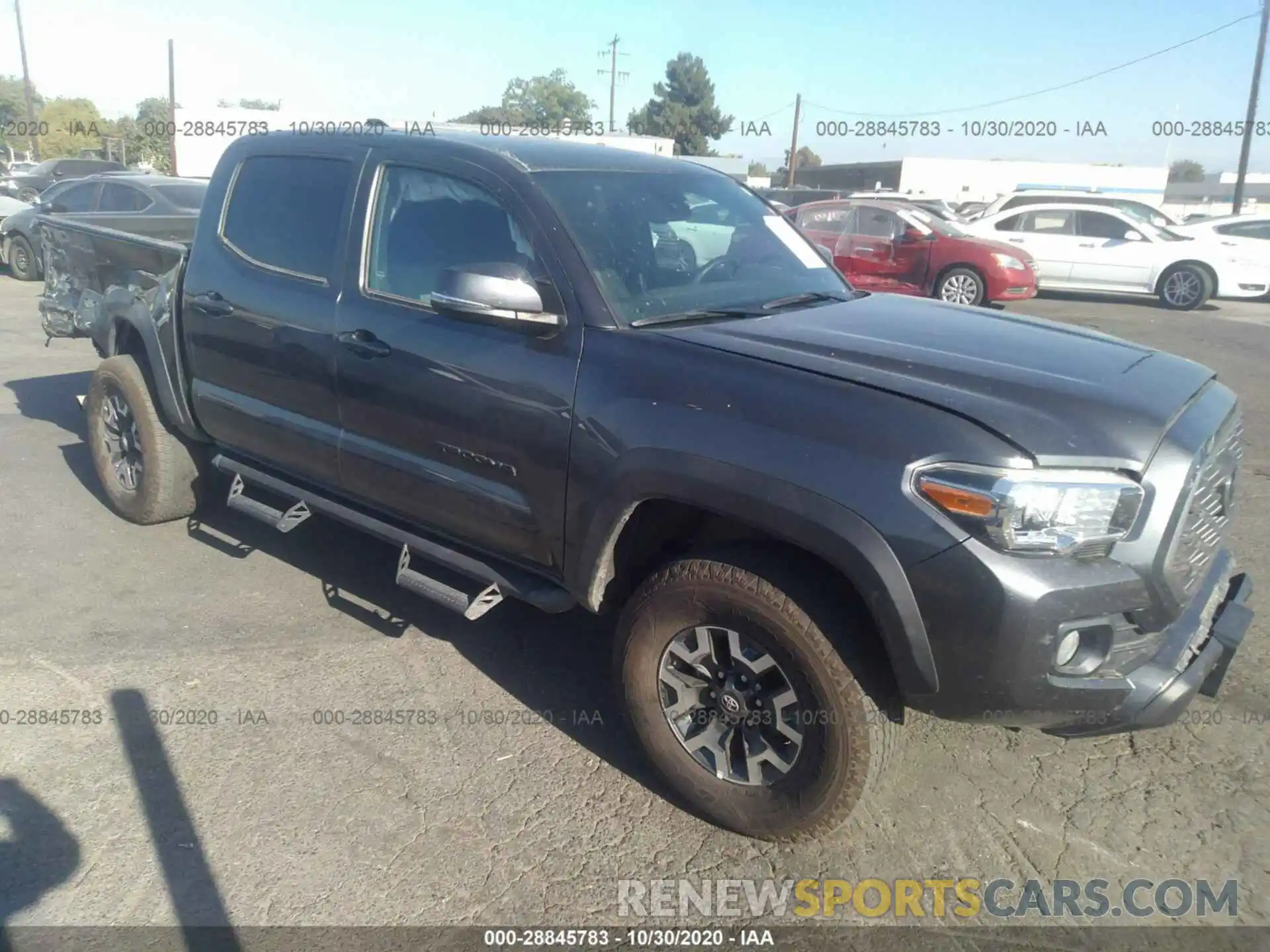 1 Photograph of a damaged car 3TMCZ5AN2LM334624 TOYOTA TACOMA 4WD 2020