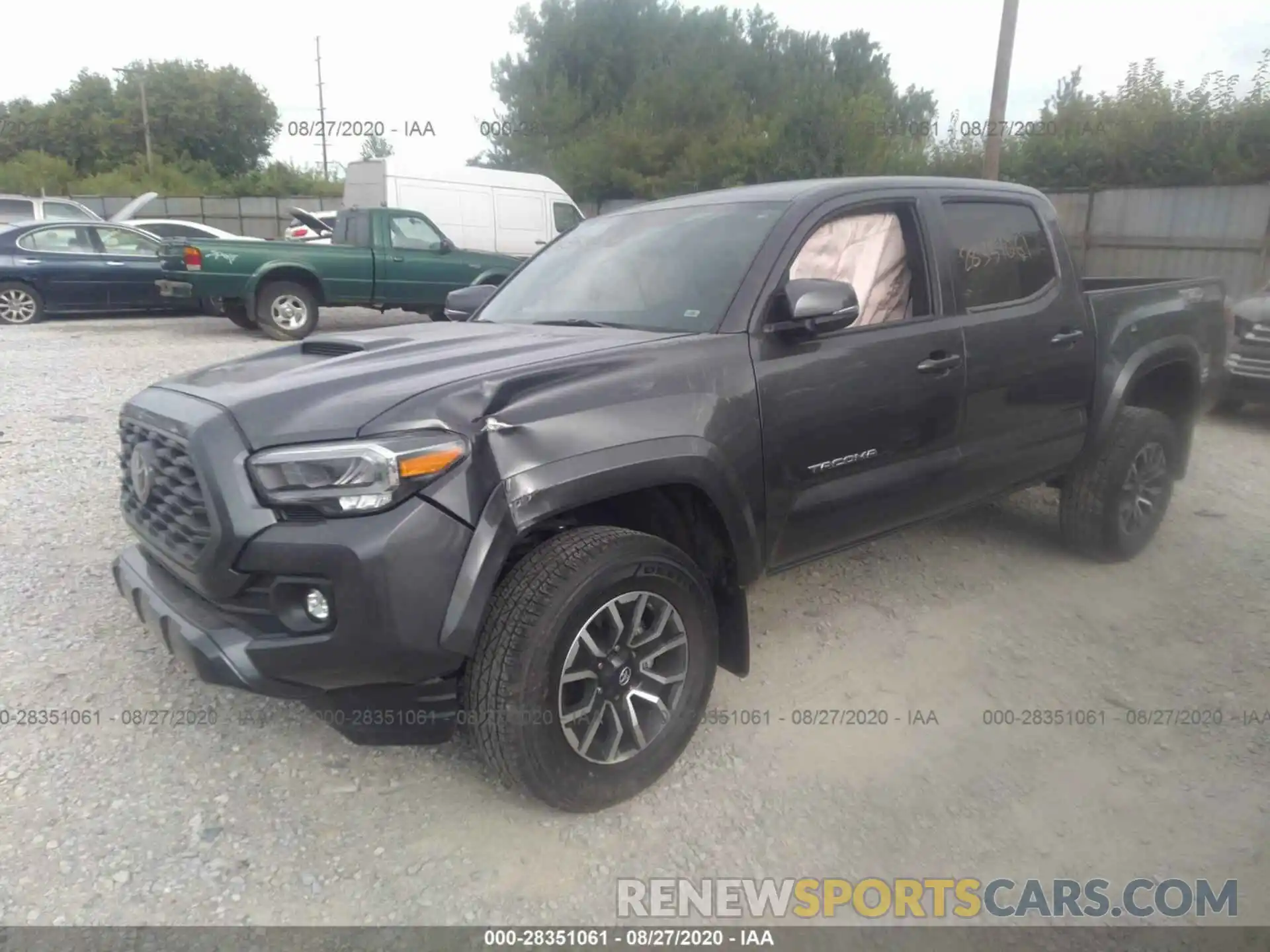 2 Photograph of a damaged car 3TMCZ5AN2LM335756 TOYOTA TACOMA 4WD 2020