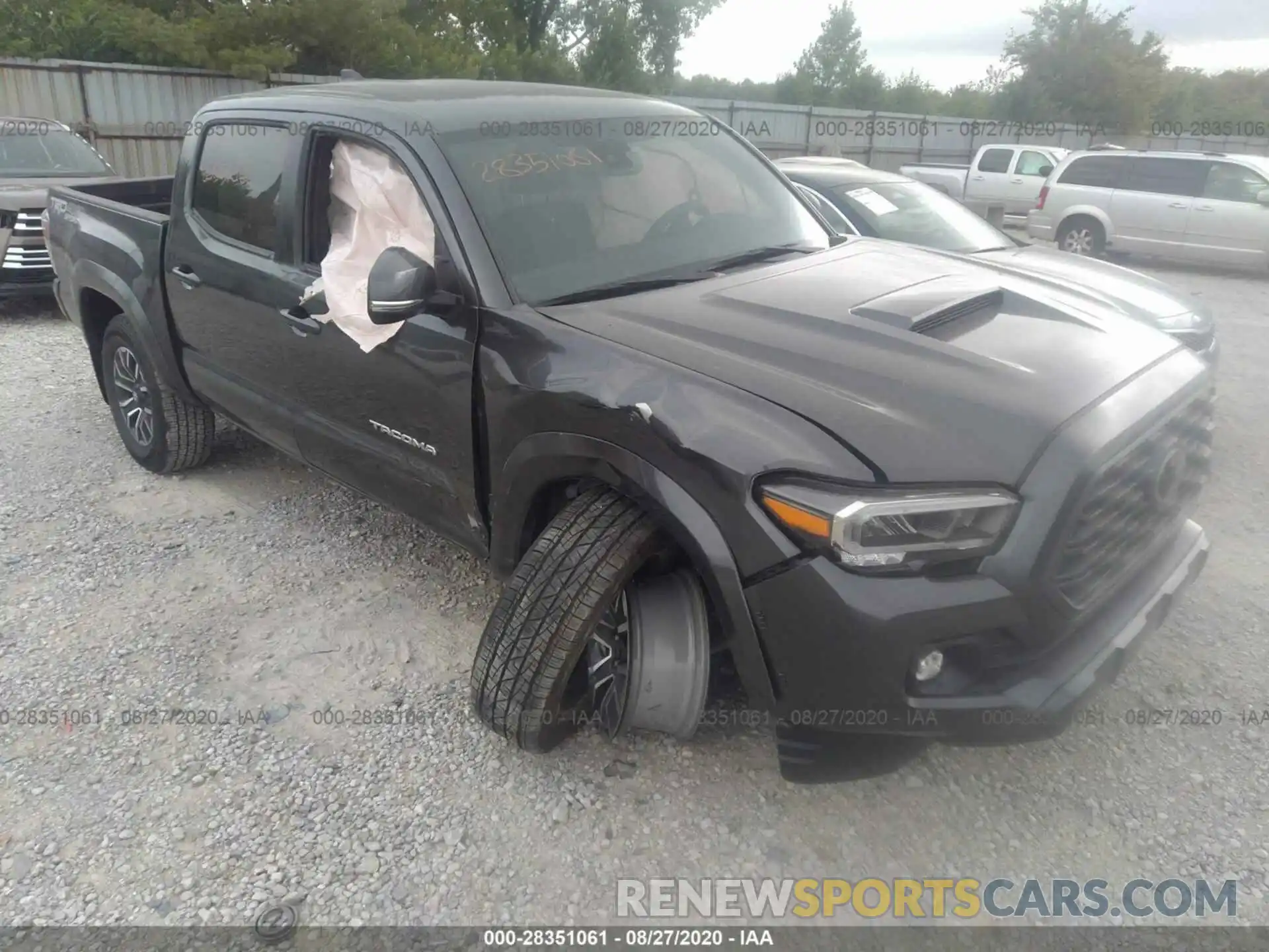 6 Photograph of a damaged car 3TMCZ5AN2LM335756 TOYOTA TACOMA 4WD 2020