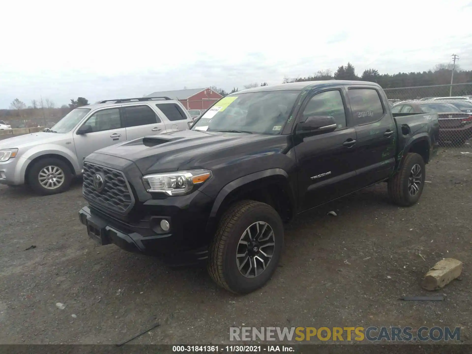 2 Photograph of a damaged car 3TMCZ5AN2LM336387 TOYOTA TACOMA 4WD 2020