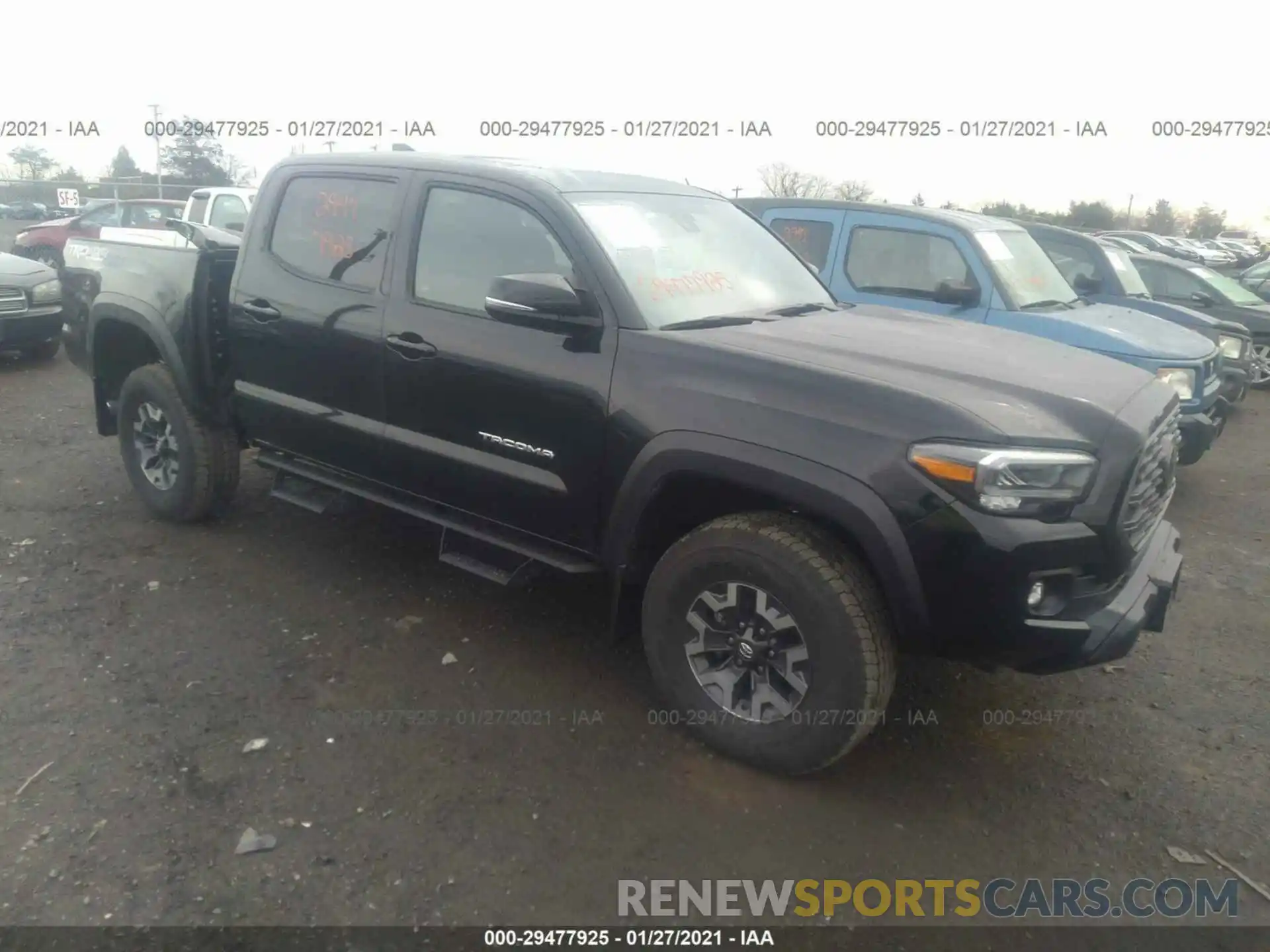 1 Photograph of a damaged car 3TMCZ5AN2LM336728 TOYOTA TACOMA 4WD 2020