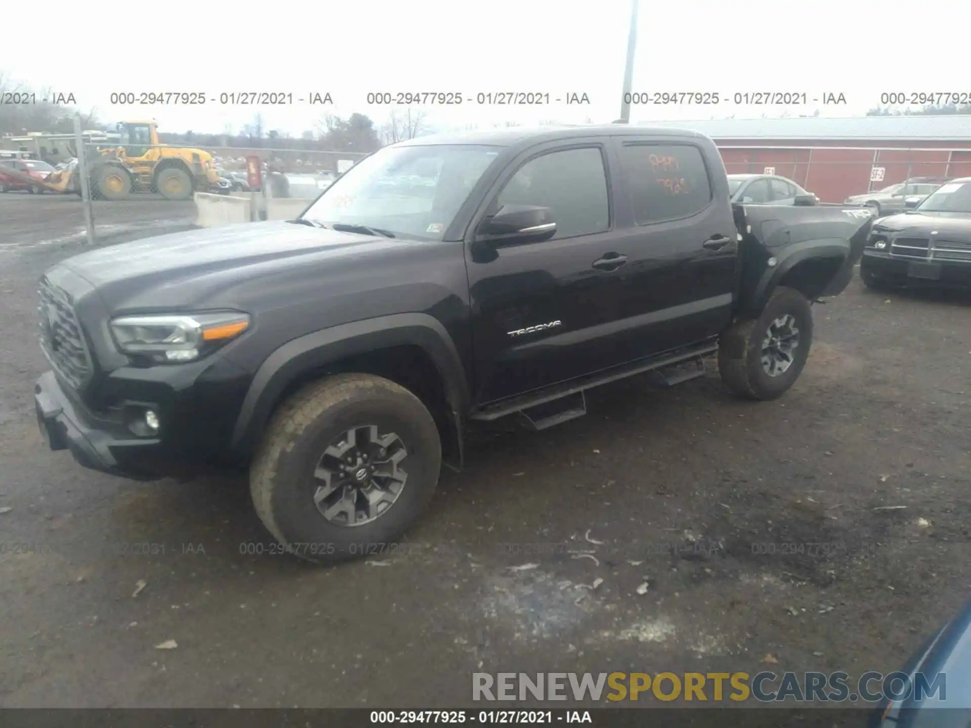 2 Photograph of a damaged car 3TMCZ5AN2LM336728 TOYOTA TACOMA 4WD 2020