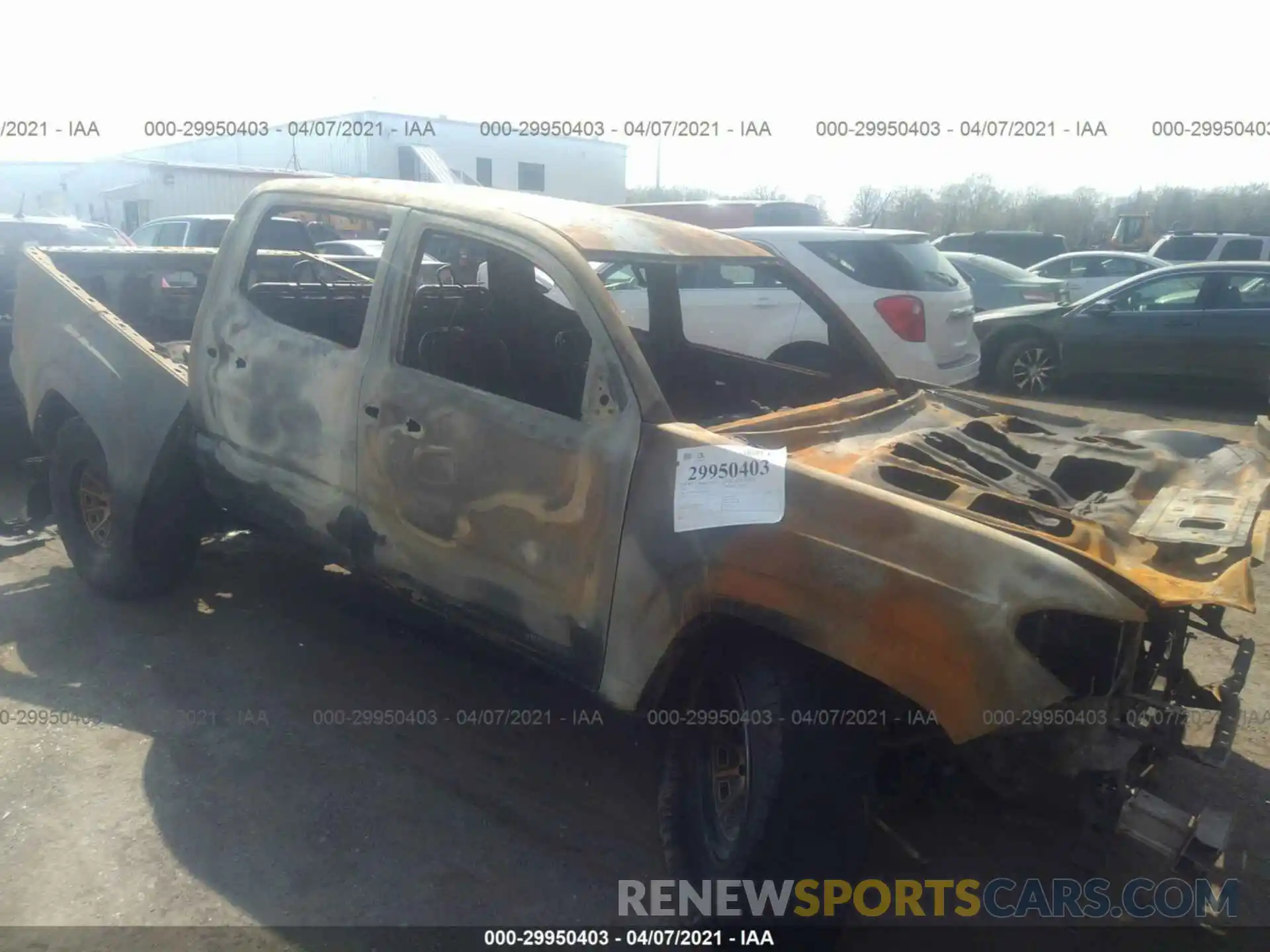 6 Photograph of a damaged car 3TMCZ5AN2LM342996 TOYOTA TACOMA 4WD 2020