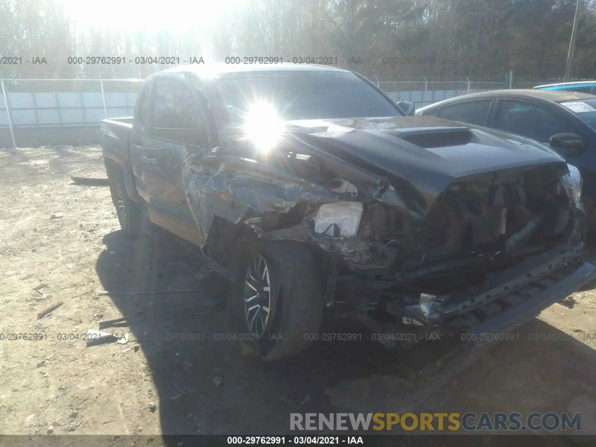 6 Photograph of a damaged car 3TMCZ5AN2LM344392 TOYOTA TACOMA 4WD 2020