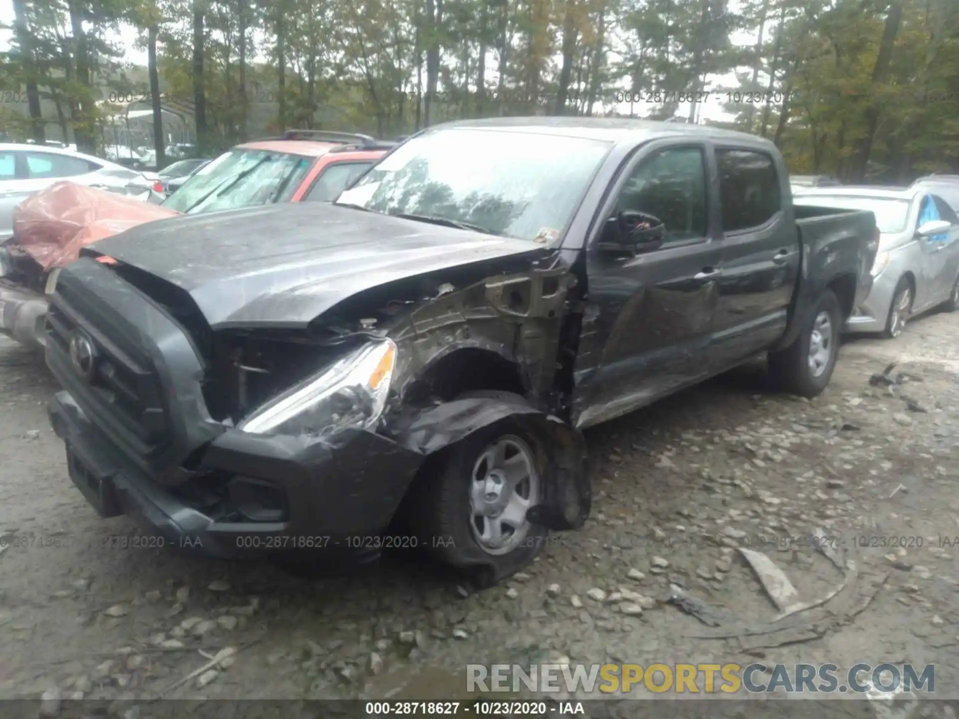 2 Photograph of a damaged car 3TMCZ5AN2LM360995 TOYOTA TACOMA 4WD 2020