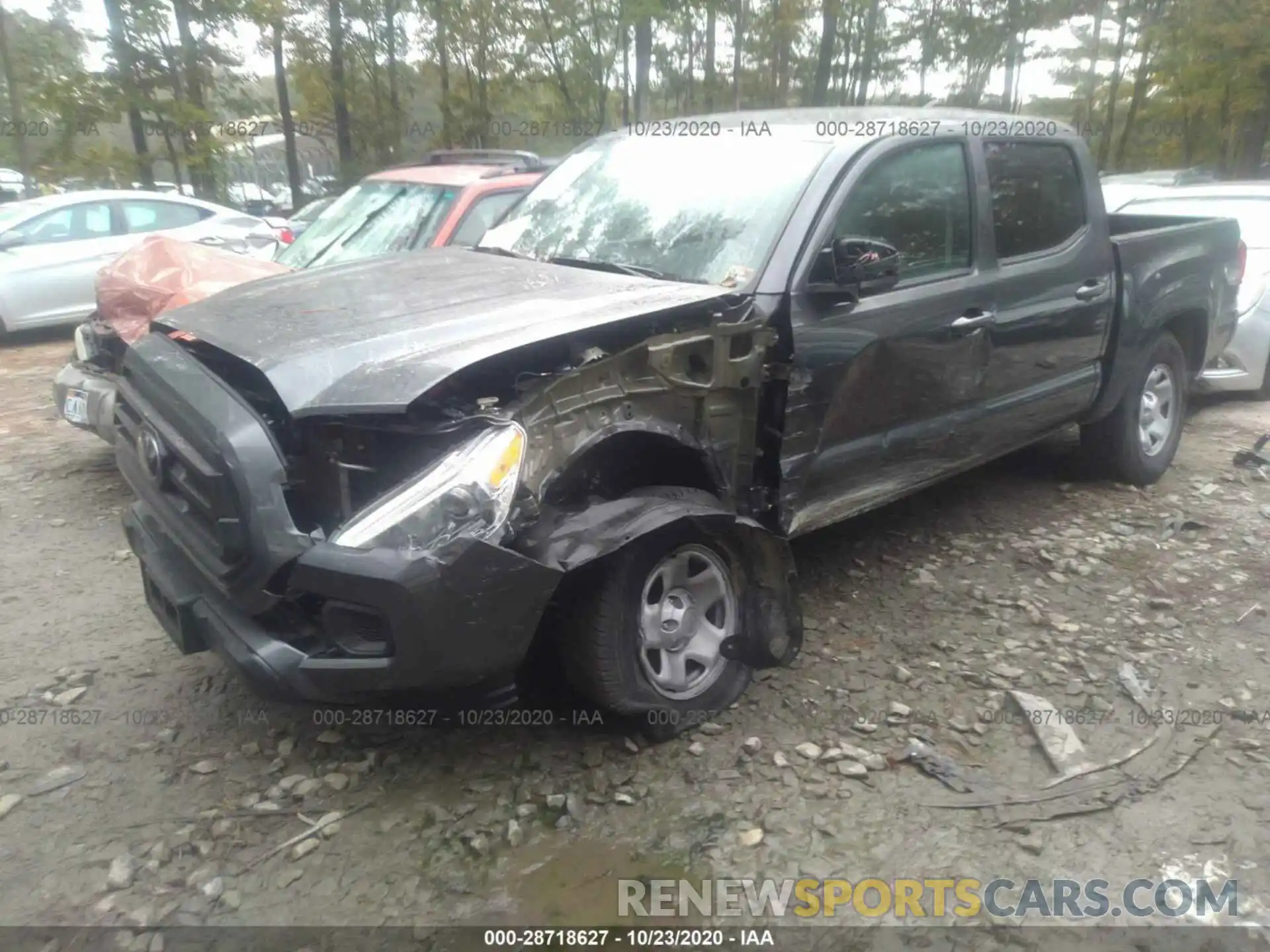 6 Photograph of a damaged car 3TMCZ5AN2LM360995 TOYOTA TACOMA 4WD 2020