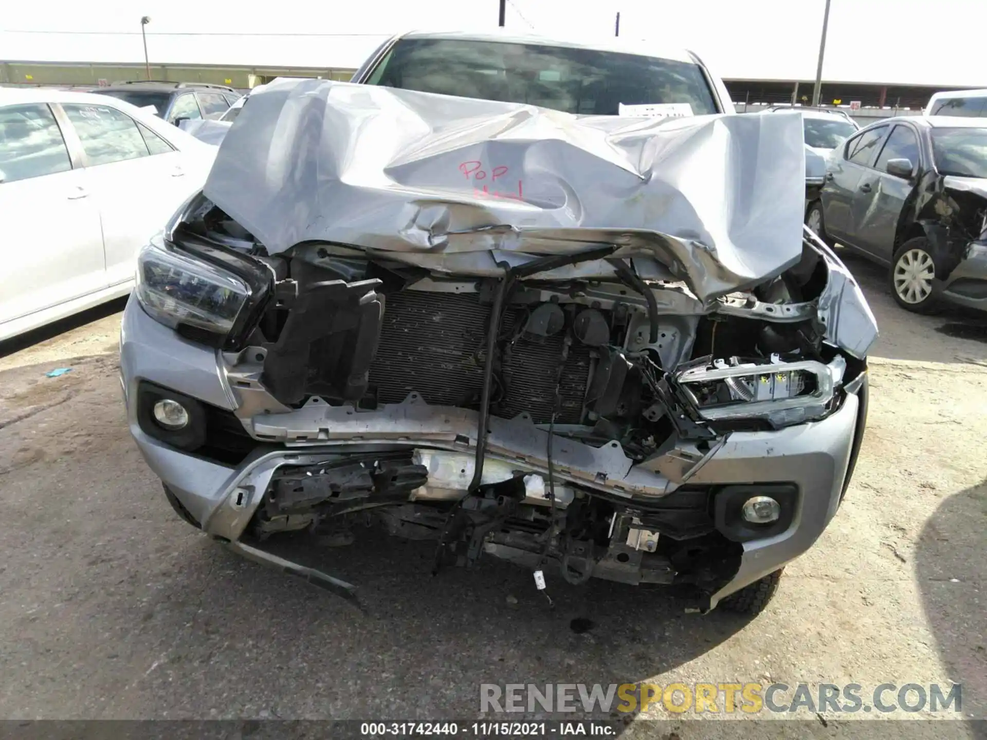 6 Photograph of a damaged car 3TMCZ5AN2LM366120 TOYOTA TACOMA 4WD 2020