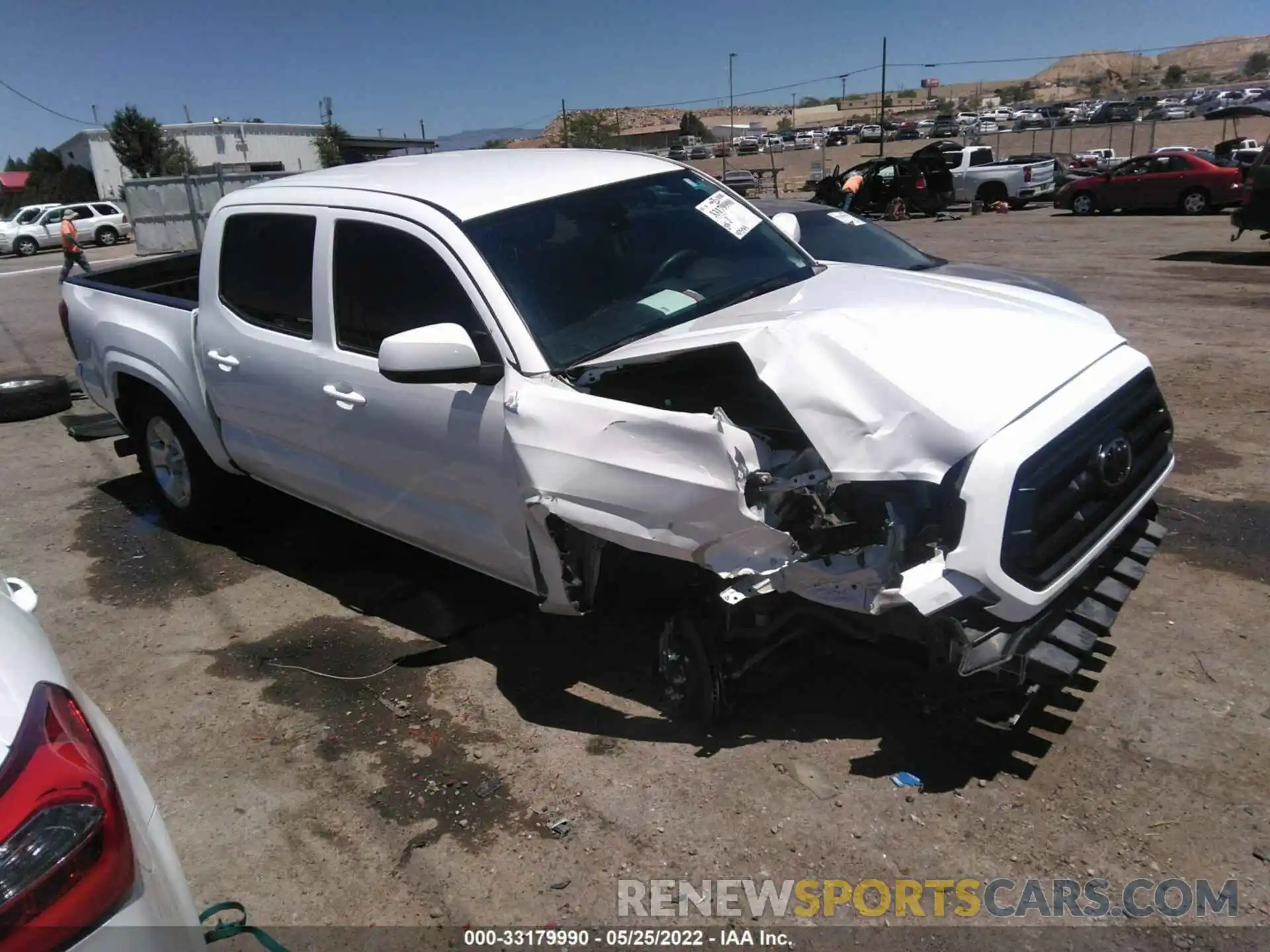 1 Photograph of a damaged car 3TMCZ5AN3LM292366 TOYOTA TACOMA 4WD 2020