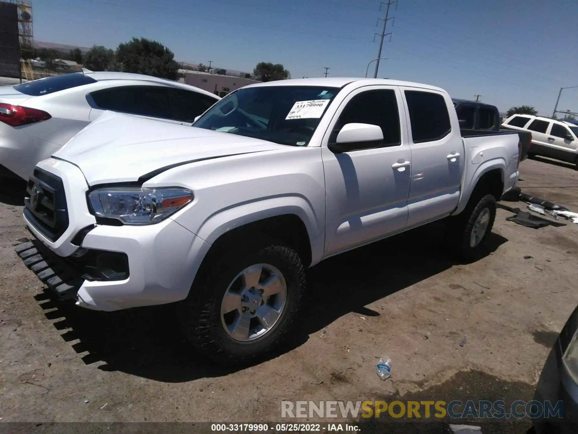 2 Photograph of a damaged car 3TMCZ5AN3LM292366 TOYOTA TACOMA 4WD 2020