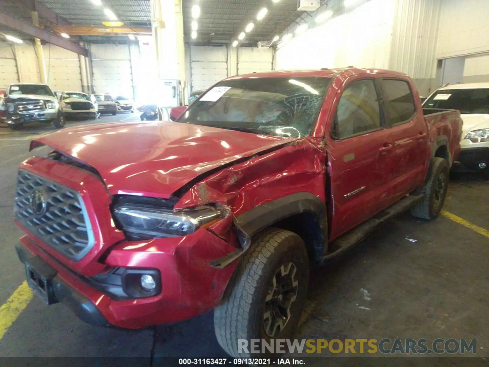 2 Photograph of a damaged car 3TMCZ5AN3LM298040 TOYOTA TACOMA 4WD 2020