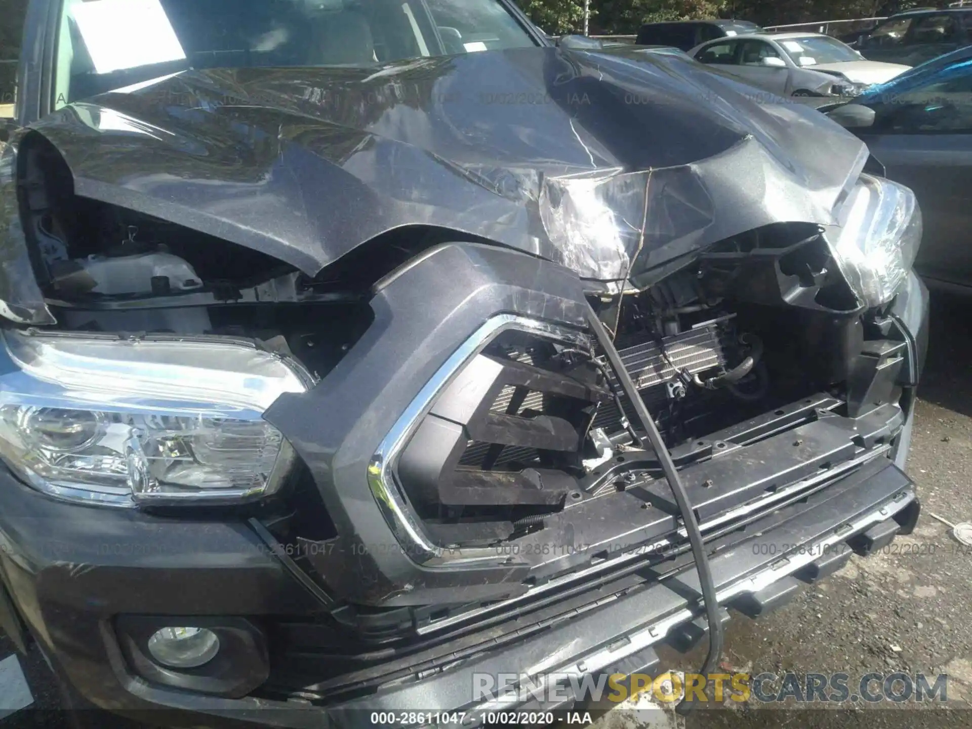 6 Фотография поврежденного автомобиля 3TMCZ5AN3LM303429 TOYOTA TACOMA 4WD 2020