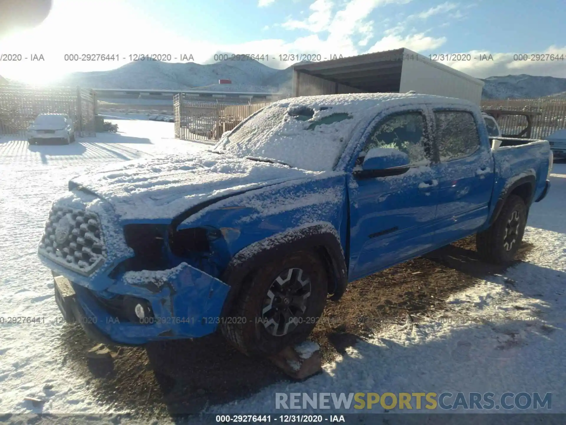 2 Photograph of a damaged car 3TMCZ5AN3LM304323 TOYOTA TACOMA 4WD 2020