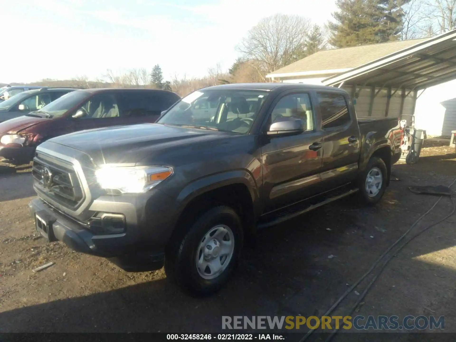 2 Photograph of a damaged car 3TMCZ5AN3LM305696 TOYOTA TACOMA 4WD 2020