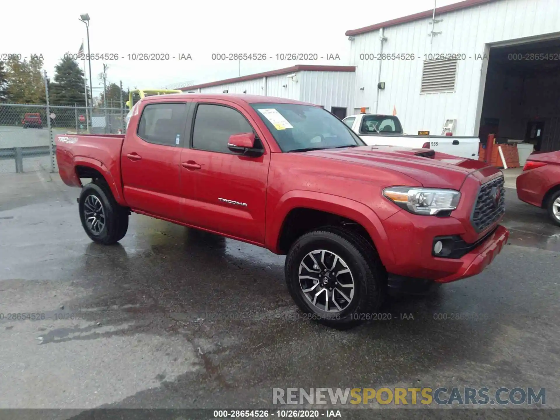 1 Photograph of a damaged car 3TMCZ5AN3LM315659 TOYOTA TACOMA 4WD 2020