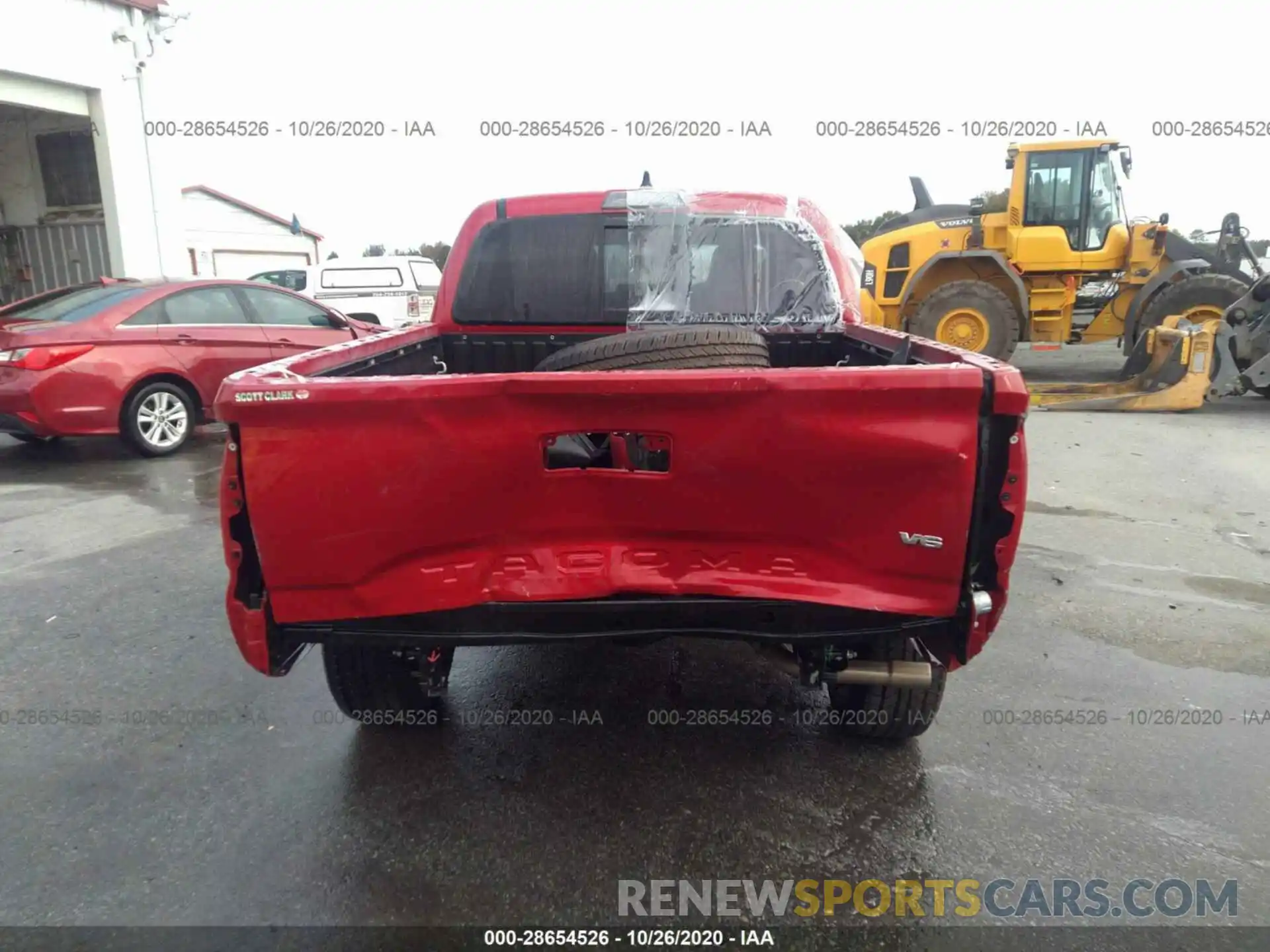 6 Фотография поврежденного автомобиля 3TMCZ5AN3LM315659 TOYOTA TACOMA 4WD 2020