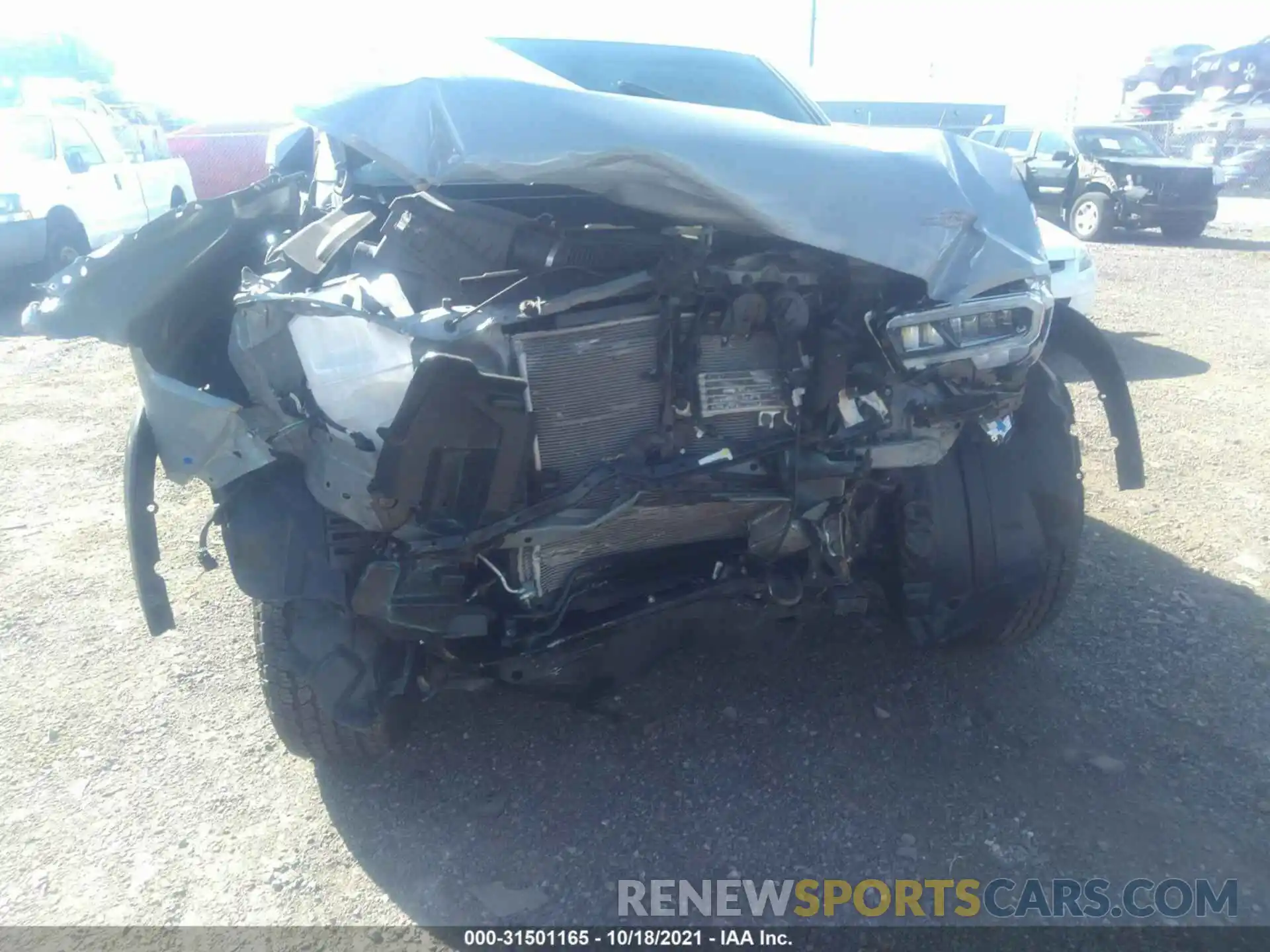 6 Photograph of a damaged car 3TMCZ5AN3LM318903 TOYOTA TACOMA 4WD 2020