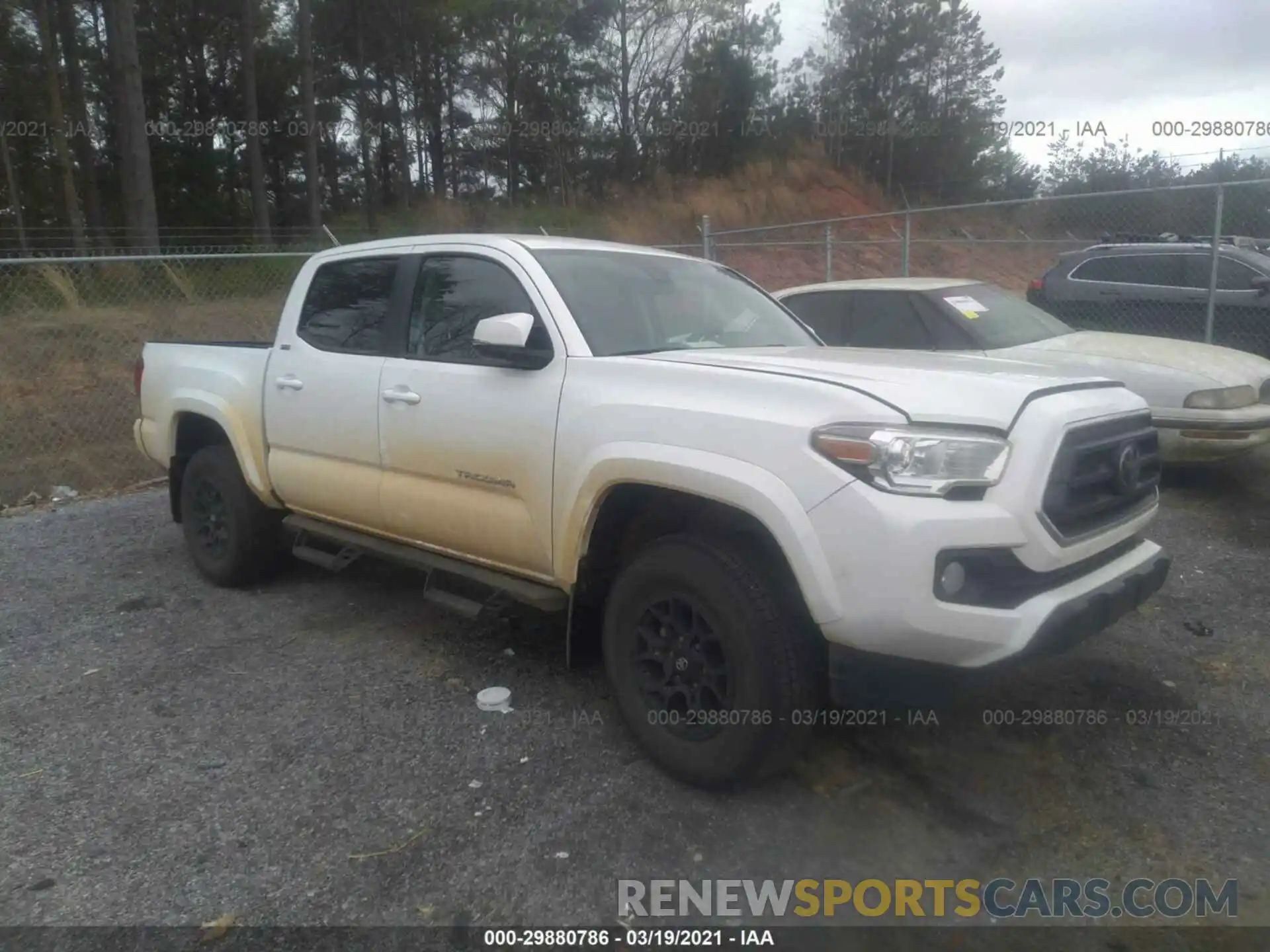 1 Photograph of a damaged car 3TMCZ5AN3LM321140 TOYOTA TACOMA 4WD 2020