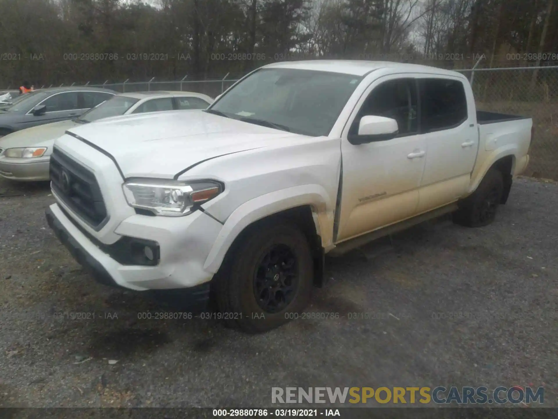 2 Photograph of a damaged car 3TMCZ5AN3LM321140 TOYOTA TACOMA 4WD 2020