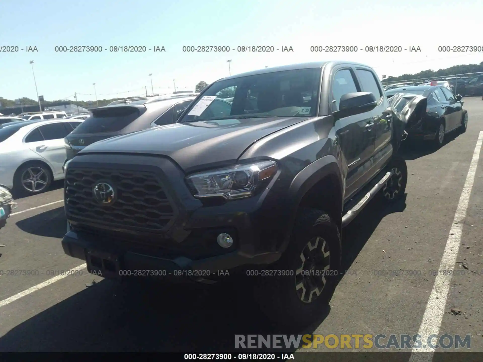 13 Фотография поврежденного автомобиля 3TMCZ5AN3LM324278 TOYOTA TACOMA 4WD 2020