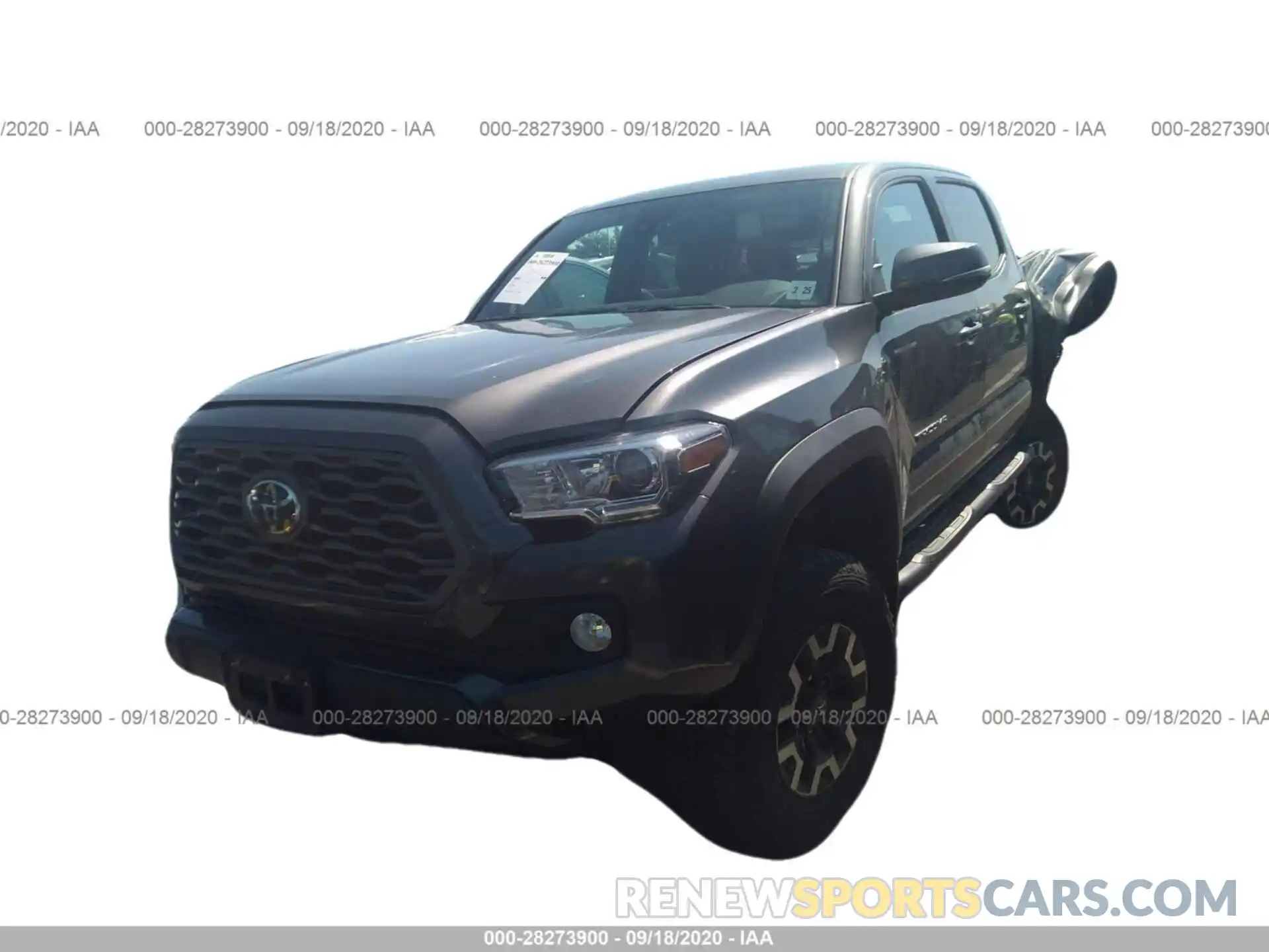 2 Фотография поврежденного автомобиля 3TMCZ5AN3LM324278 TOYOTA TACOMA 4WD 2020