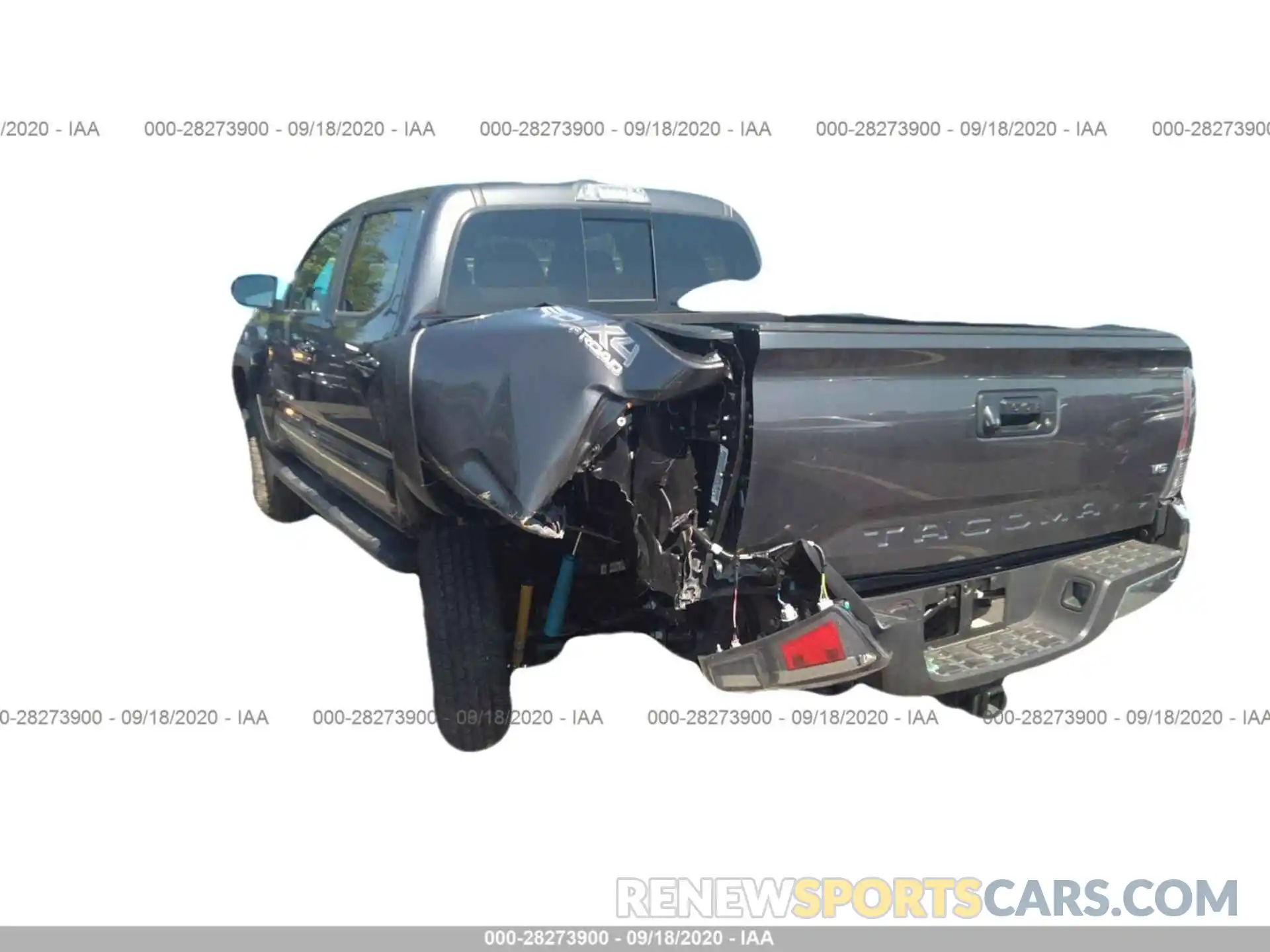 3 Фотография поврежденного автомобиля 3TMCZ5AN3LM324278 TOYOTA TACOMA 4WD 2020