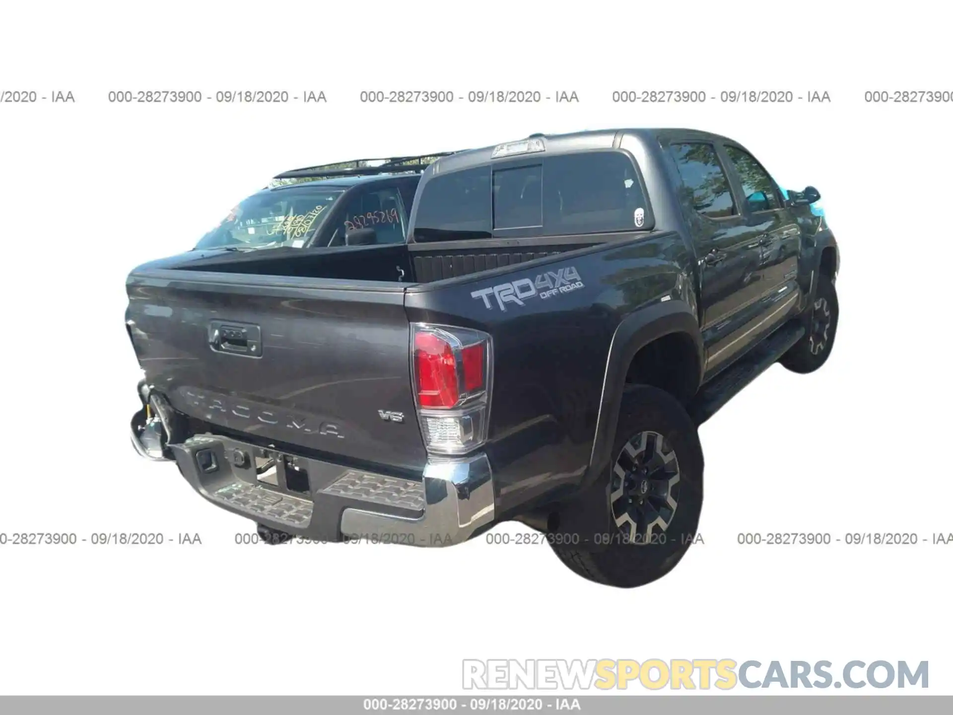 4 Фотография поврежденного автомобиля 3TMCZ5AN3LM324278 TOYOTA TACOMA 4WD 2020