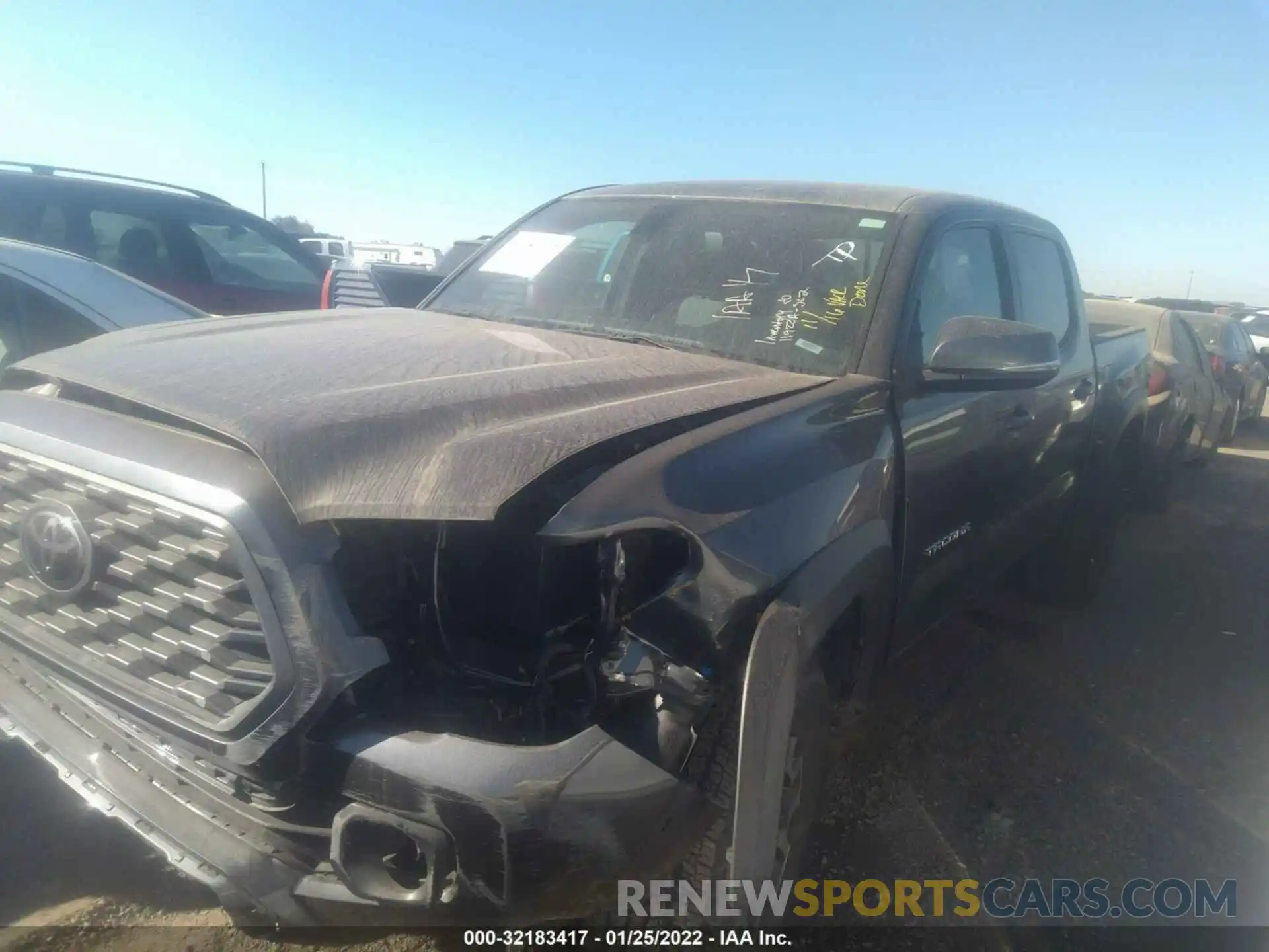 2 Photograph of a damaged car 3TMCZ5AN3LM329514 TOYOTA TACOMA 4WD 2020