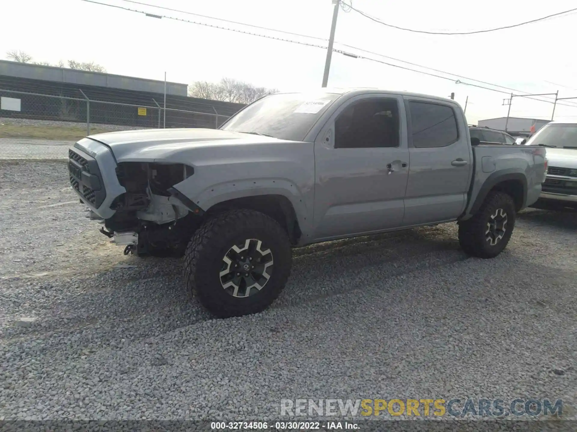 2 Photograph of a damaged car 3TMCZ5AN3LM330632 TOYOTA TACOMA 4WD 2020